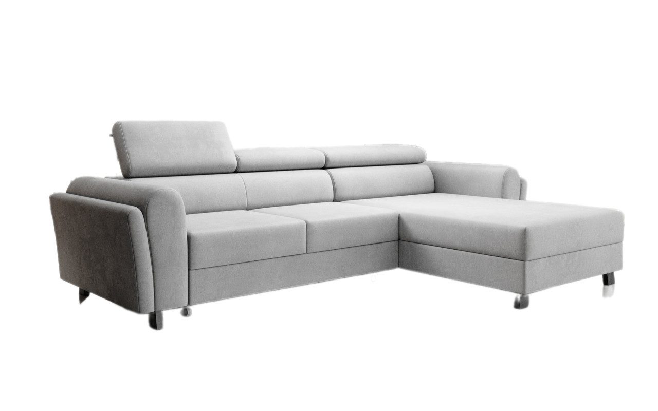 Luxusbetten24 Schlafsofa Designer Sofa Massimo, mit Stauraum und Schlaffunktion