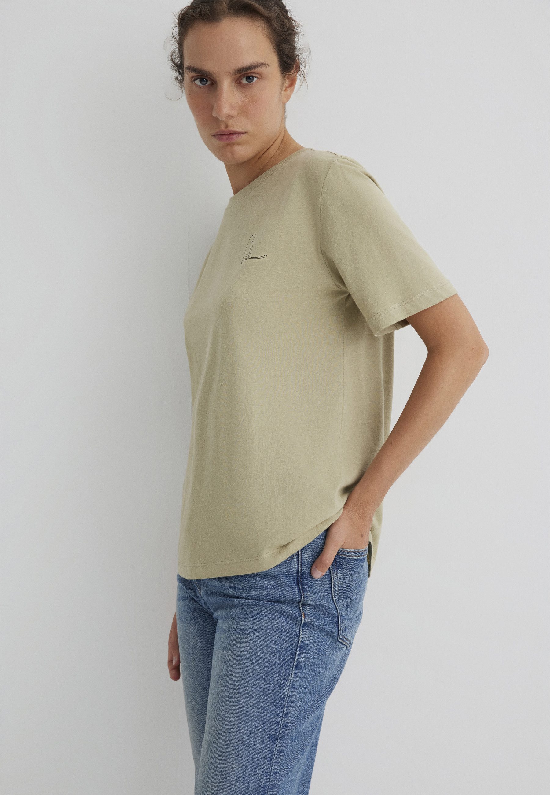 Mavi T-Shirt GRAPHIC TEES Katzen T-Shirt