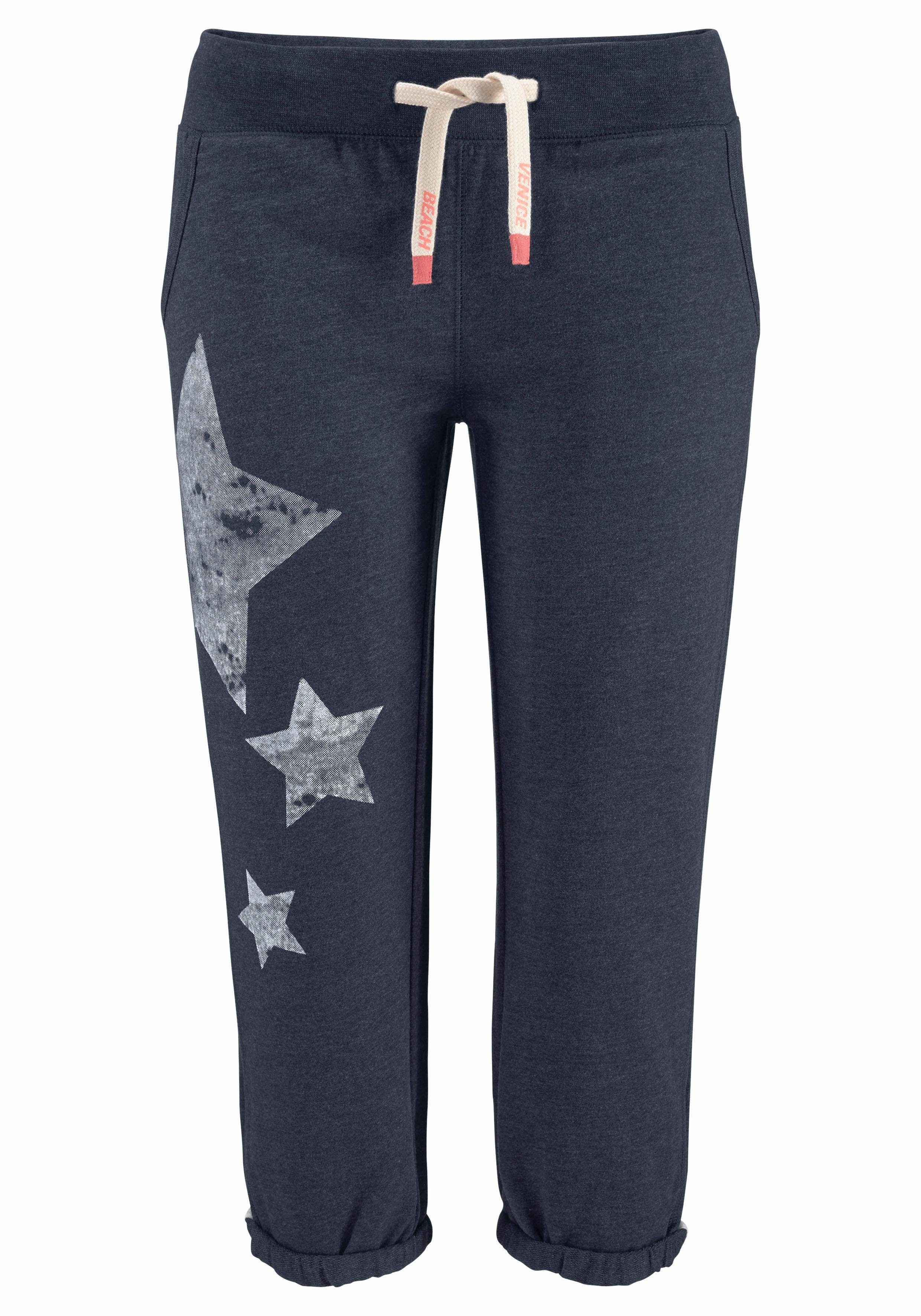 Venice Beach Sweathose mit Sternenprint und günstig online kaufen