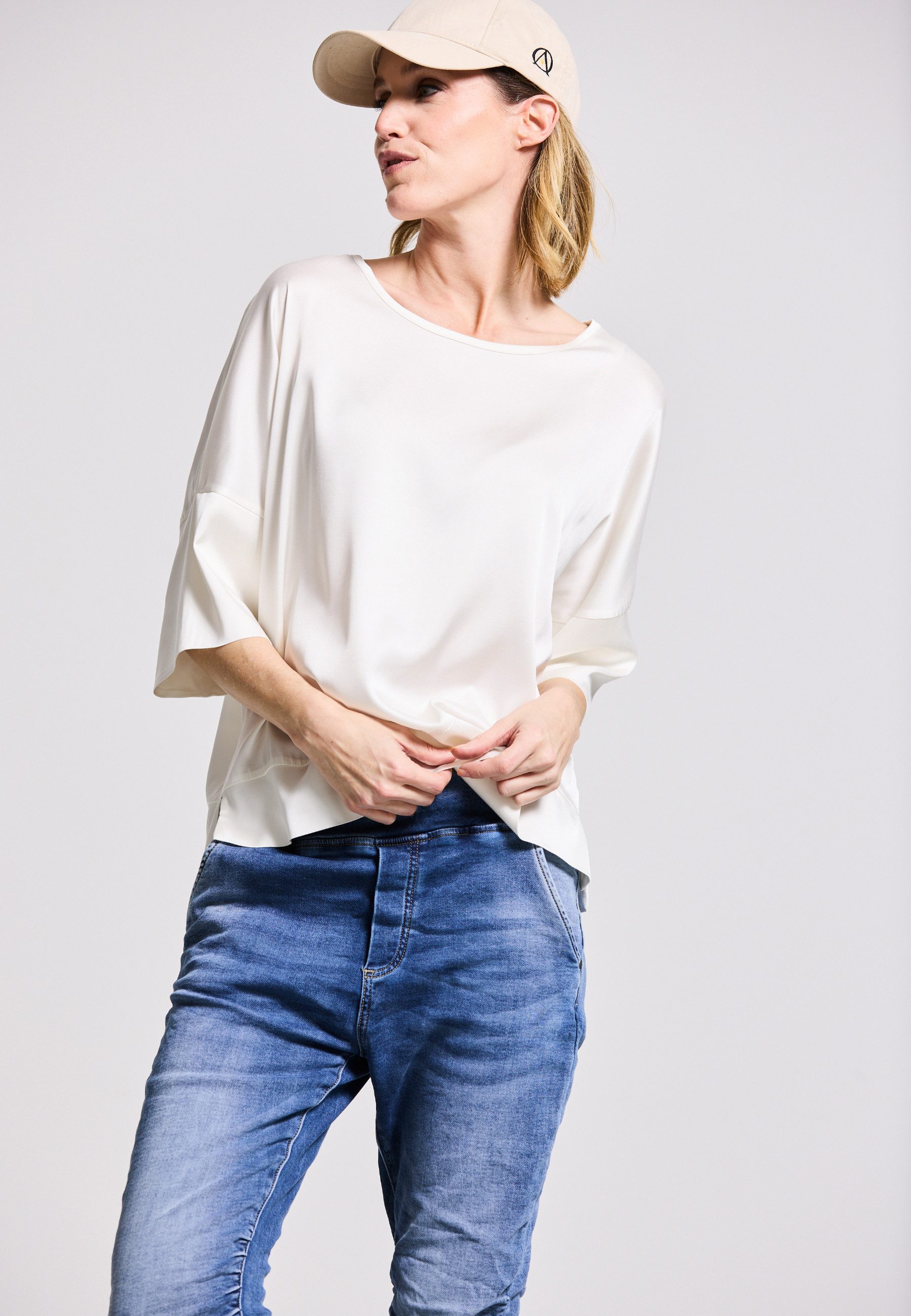 Andijamo-Fashion Satinbluse MODERN GRACE Mattglanz günstig online kaufen