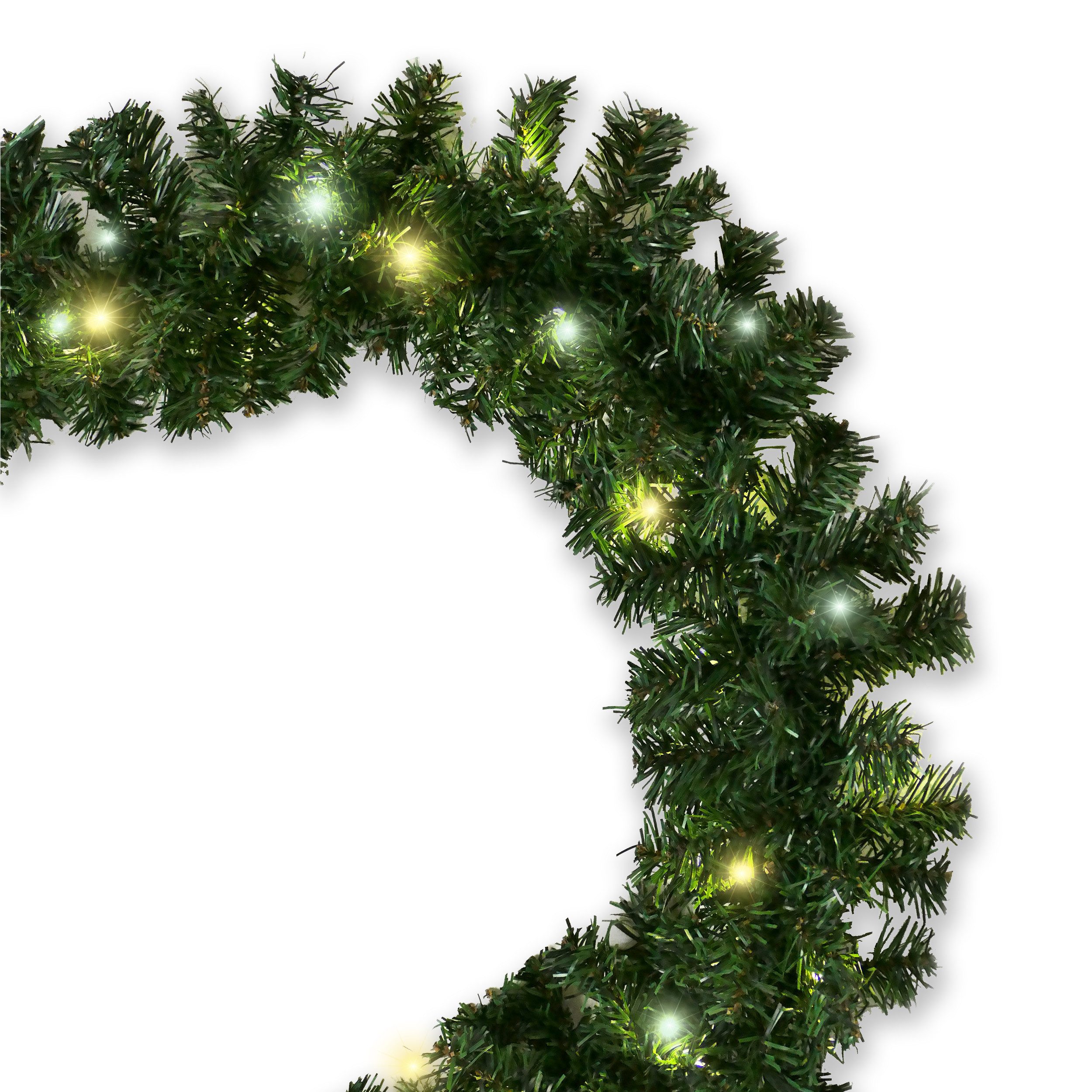 Gartenpirat LED-Girlande Künstliche Tannengirlande Türgirlande LED Weihnachtsgirlande Girlande, Energieeffizient