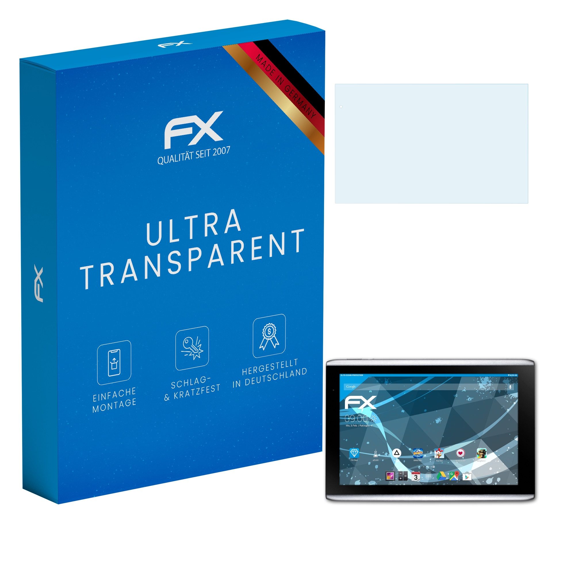 Schutzfolie Displayschutz für Acer Iconia A500, A501