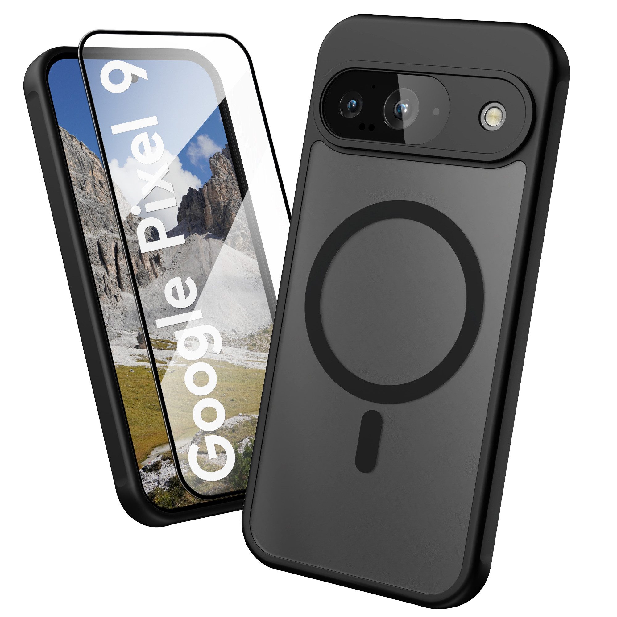Oakshield Smartphone-Hülle Hülle für Google Pixel 9 Handyhülle transparent, Schutzhülle stoßfest mit Kameraschutz - Case