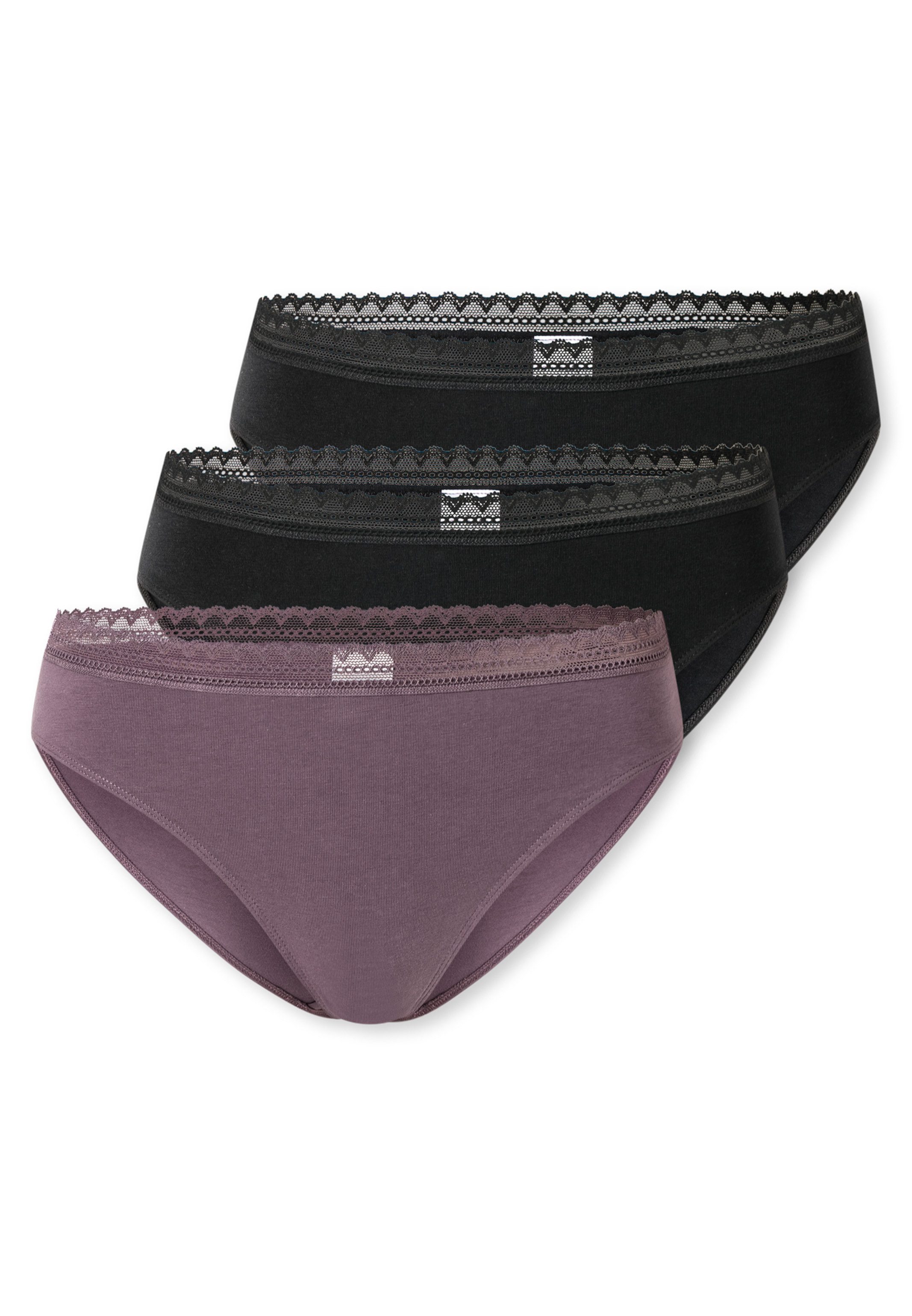 Schiesser Rioslip 3er Pack 95/5 Cotton (Spar-Set, 3-St) Rio Slip - Baumwolle - Atmungsaktiv