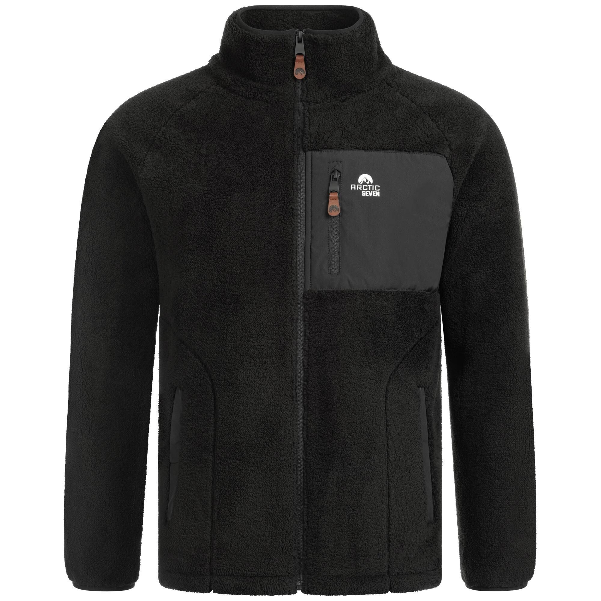 Arctic Seven Fleecejacke ASAdvenio Aus hochwertigem Sherpa-Fleece – Bild 3 von 5