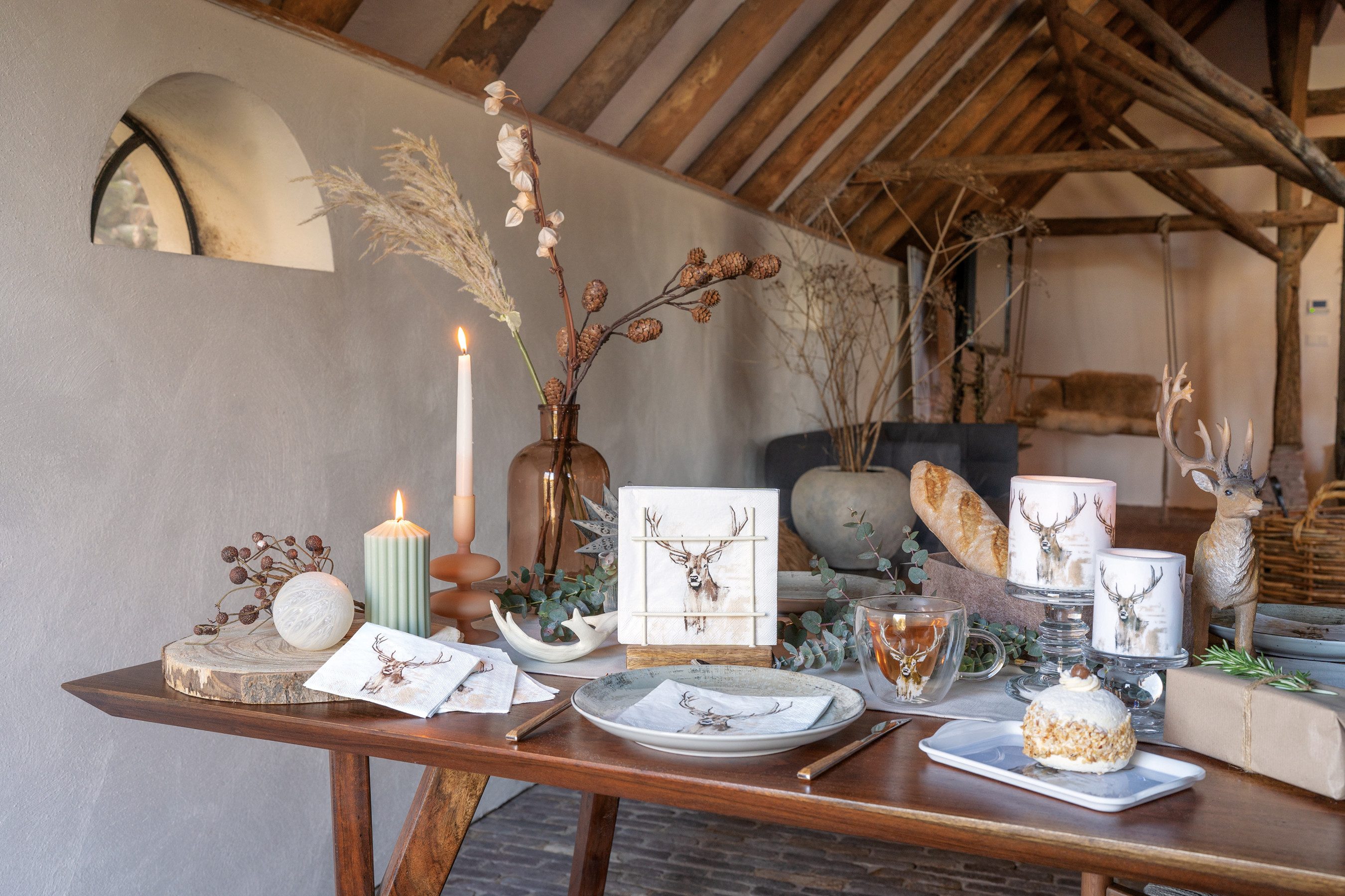 Ambiente® Geschirrtuch Antlers, (2-tlg., 2-teilig), Geschirrtücher günstig online kaufen