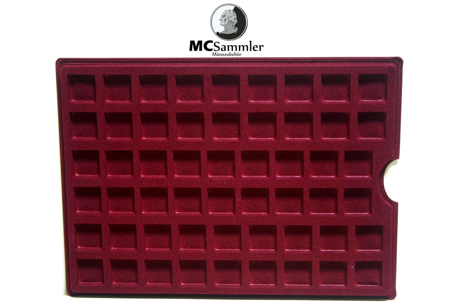 MC.Sammler Aufbewahrungsbox MC.Sammler Alu Münzkoffer inkl 5 Münztableaus verschiedene Varianten, 270 Fächer - 26x26mm