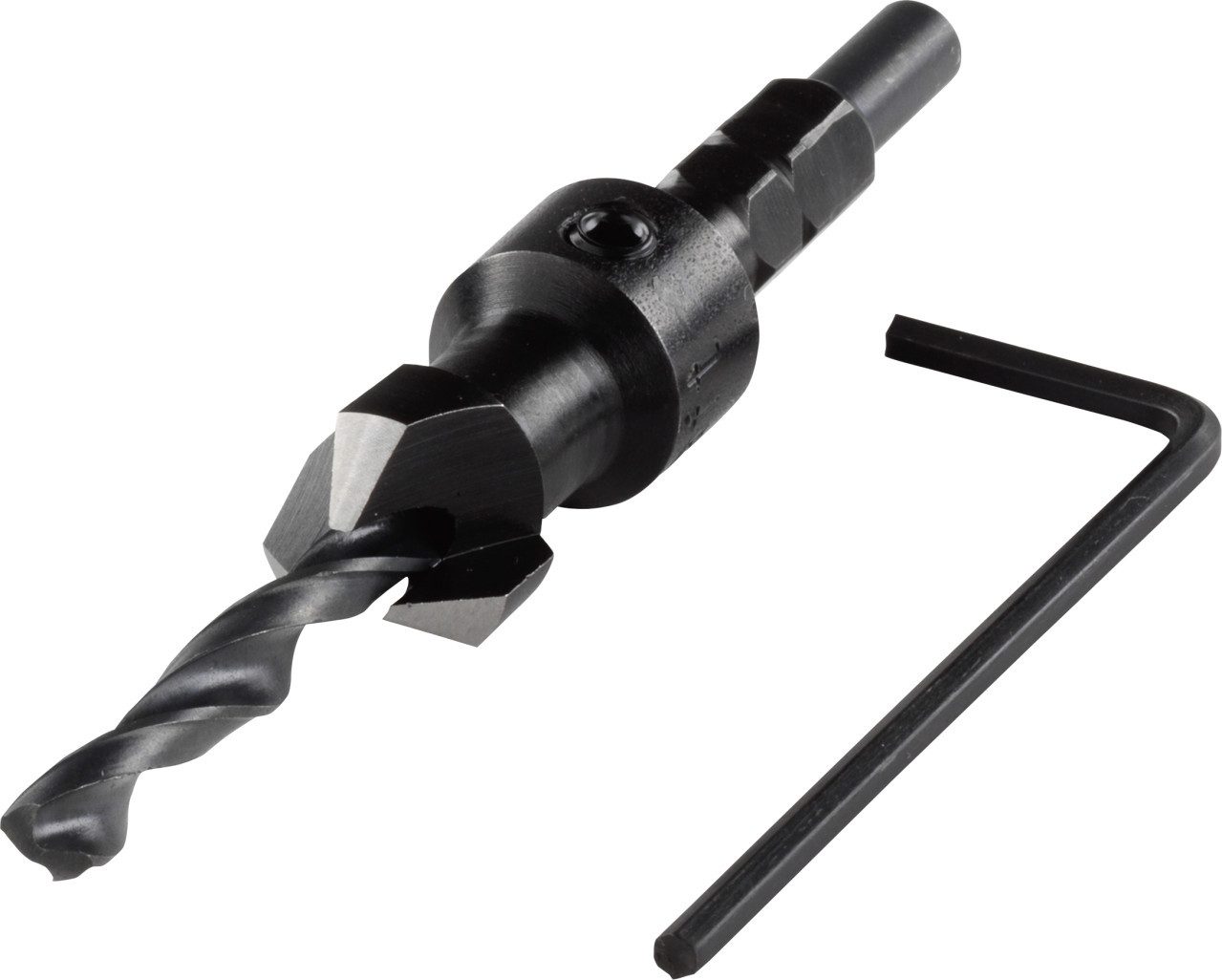 Metallbohrer Wolfcraft Vorbohrer mit Senker Sechskant-Schaft