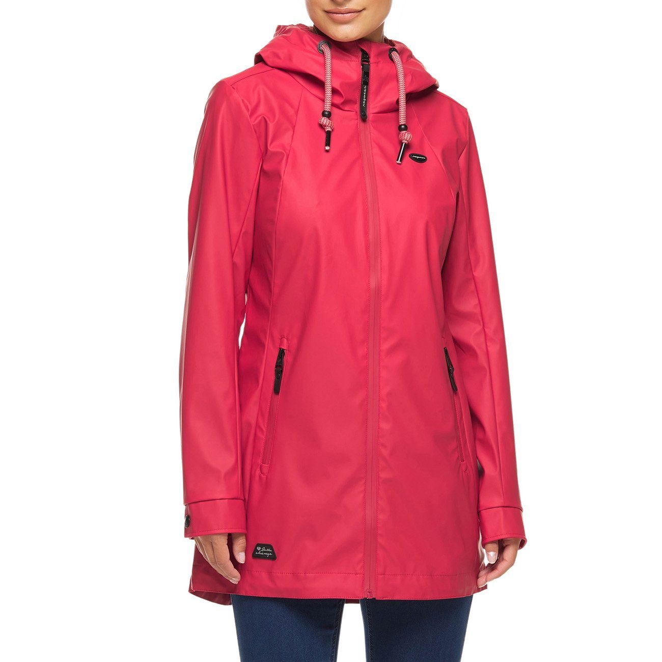 Regenjacke Ragwear Zuzka Rainy Jacket Damen Red M