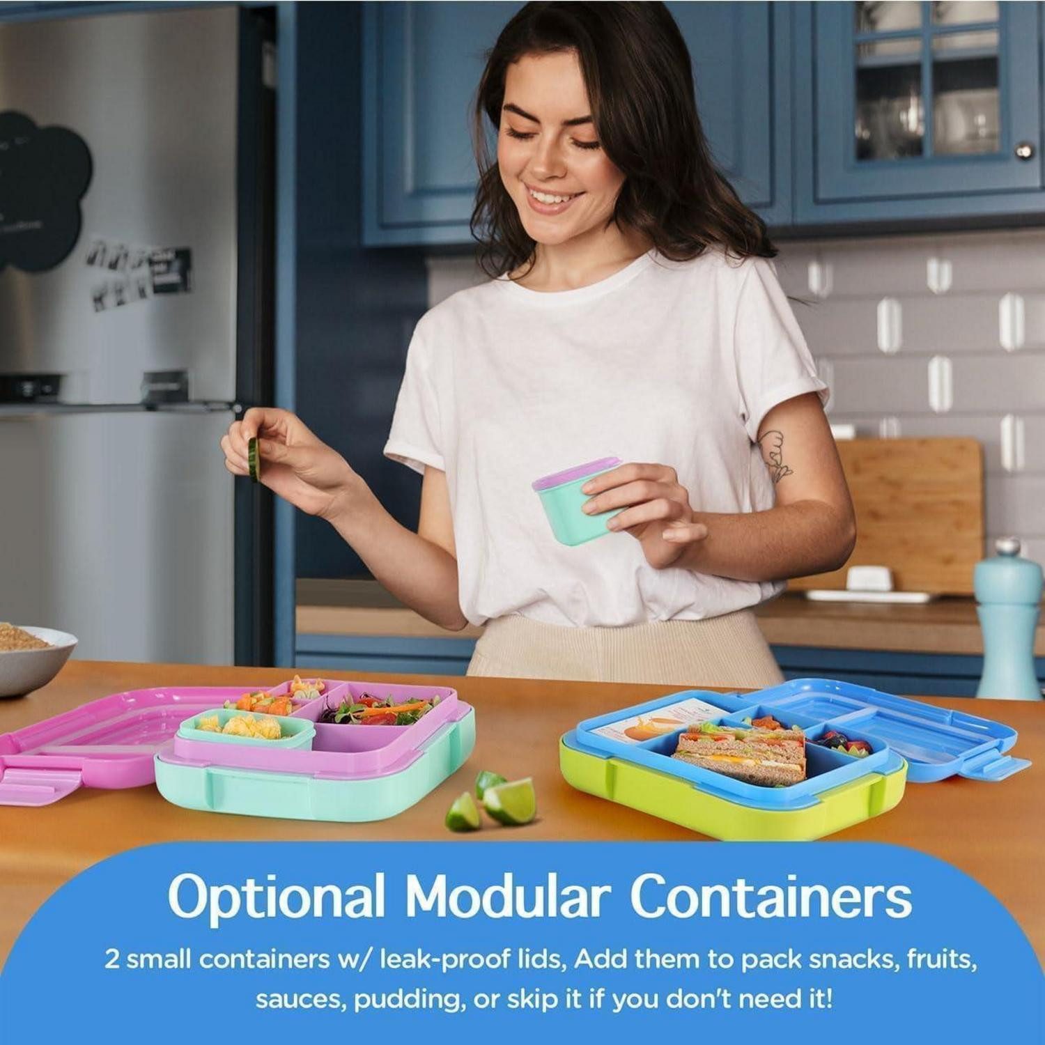 LuxusKollektion Aufbewahrungsbox Brotdose Kinder 4,8 Cups günstig online kaufen