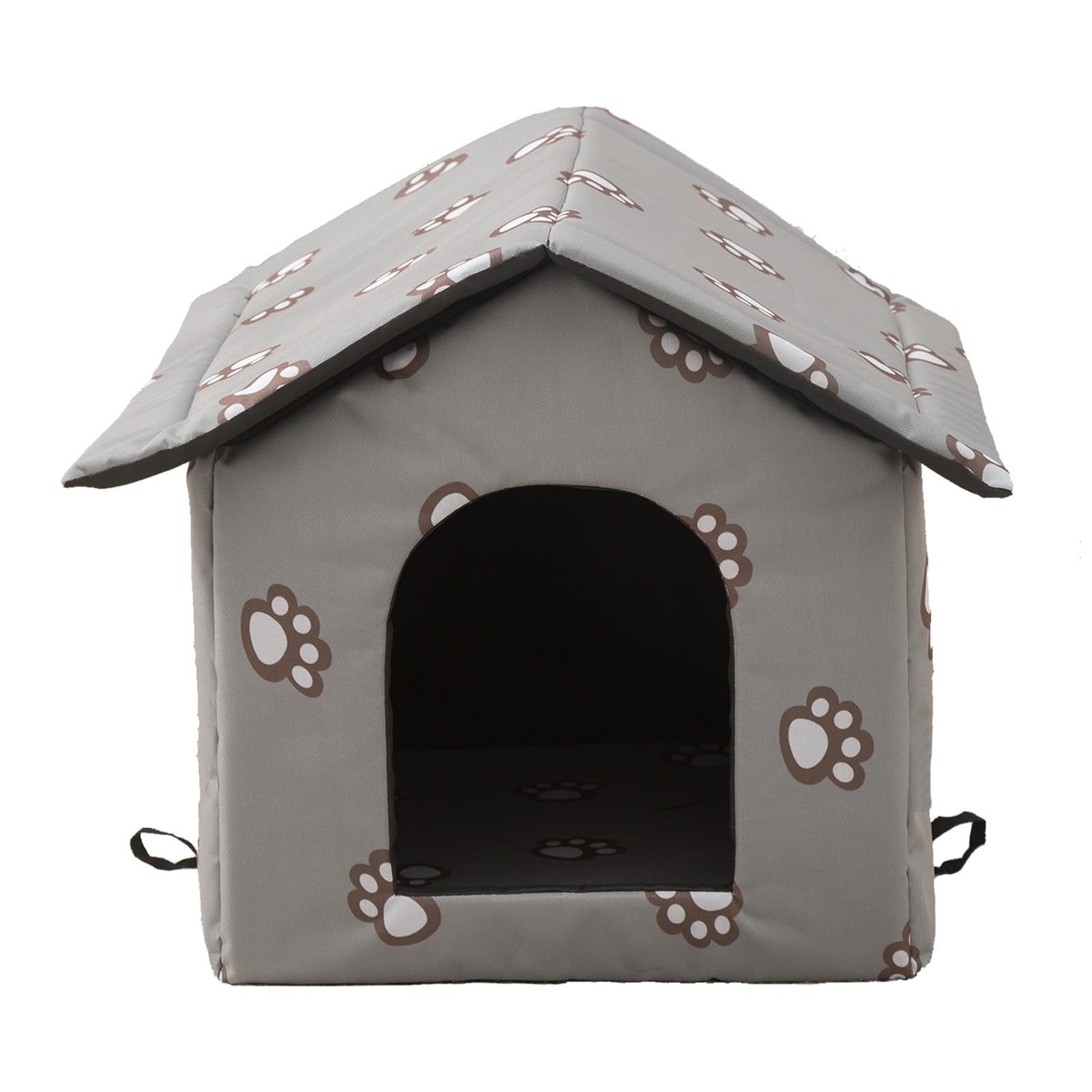 Ledander Tierhaus Katzenhaus Für Draußen Winterfest Wasserdicht Tierbett Hundehaus, Waschbar Hundehaus Katzenhaus mit herausnehmbarer