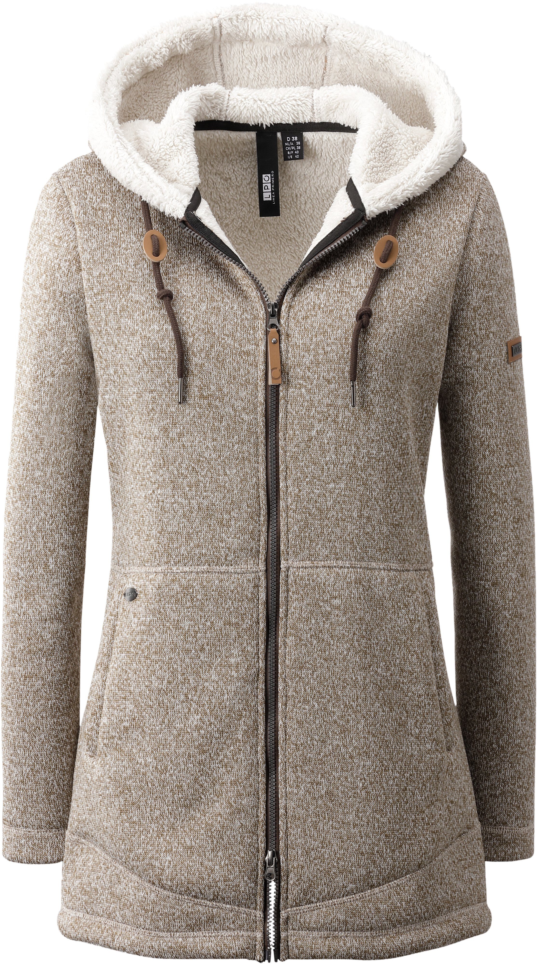 DEPROC Active Strickmantel KENNEWICK II CS LONG mit Kapuze günstig online kaufen