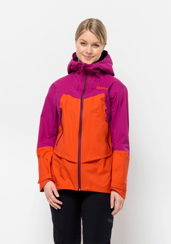 Jack Wolfskin Skijacke ALPSPITZE PRO 3L JKT W vibrant-orange