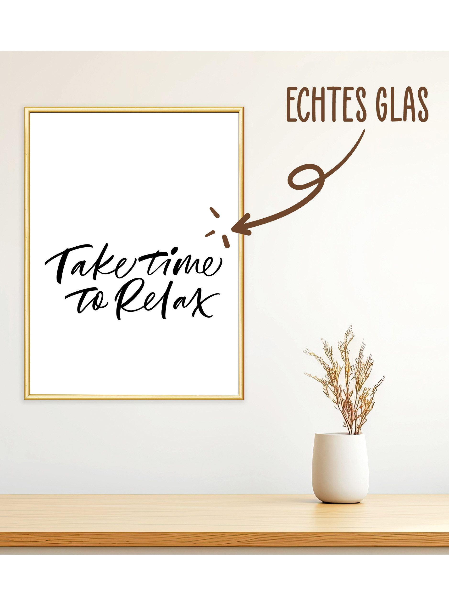 Wackadoo Living Bilderrahmen-Set Bilder Collage Set mit Glas für Einzelbild günstig online kaufen