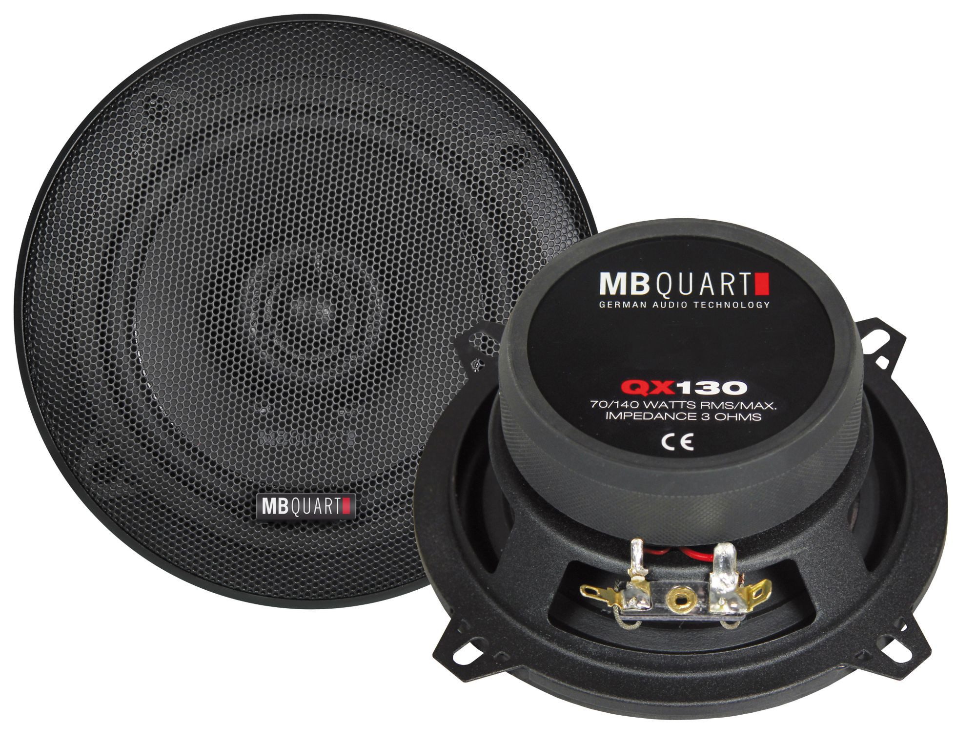 MB Quart MB Quart QX130 13 cm (5.25) 2-Wege Koaxial-System Auto-Lautsprecher (70 W, 13 cm)