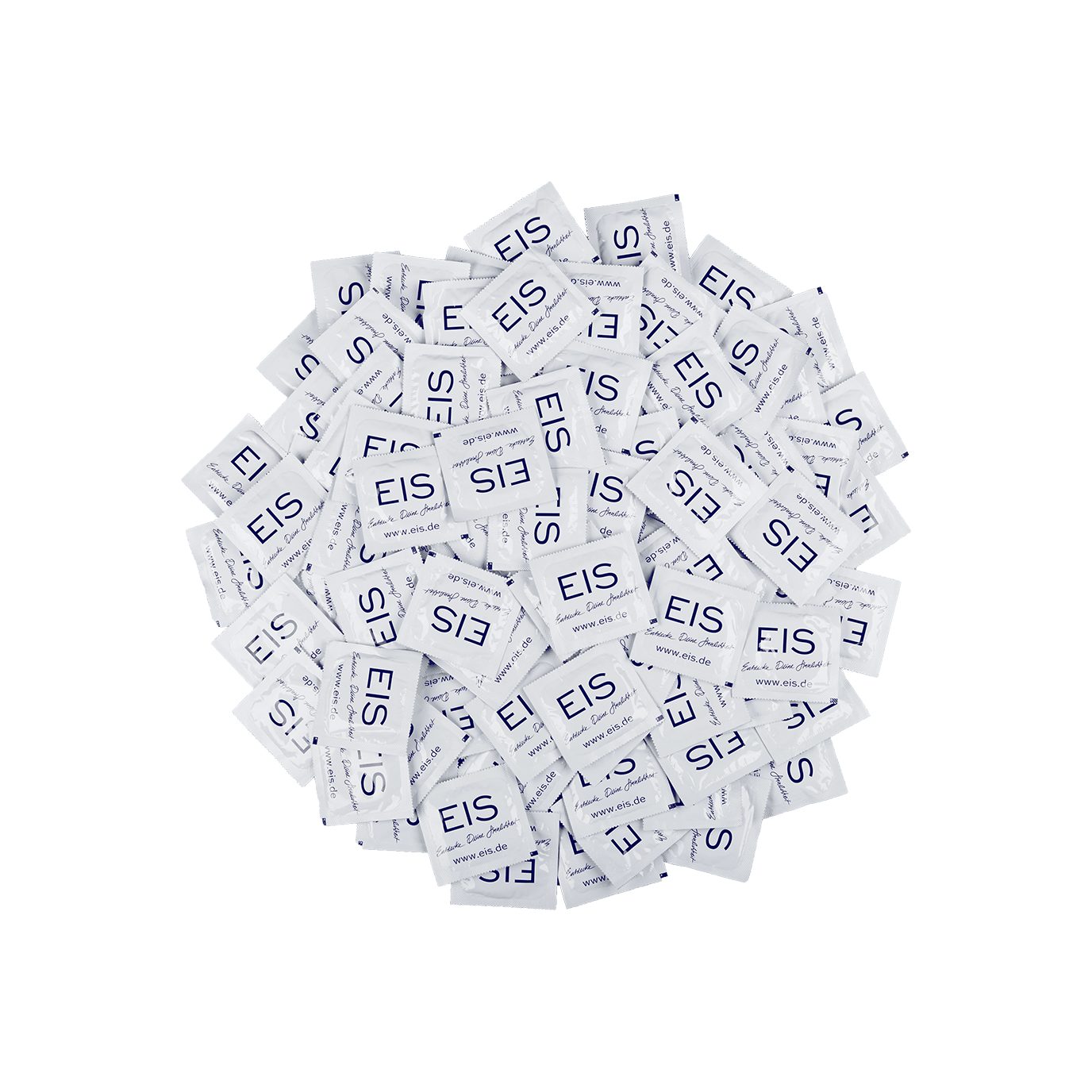 EIS Kondome EIS Markenkondome XXL (50 Stk) - verschiedene Größen, mit Reservoir, 50 St., Naturkautschuklatex 60 mm
