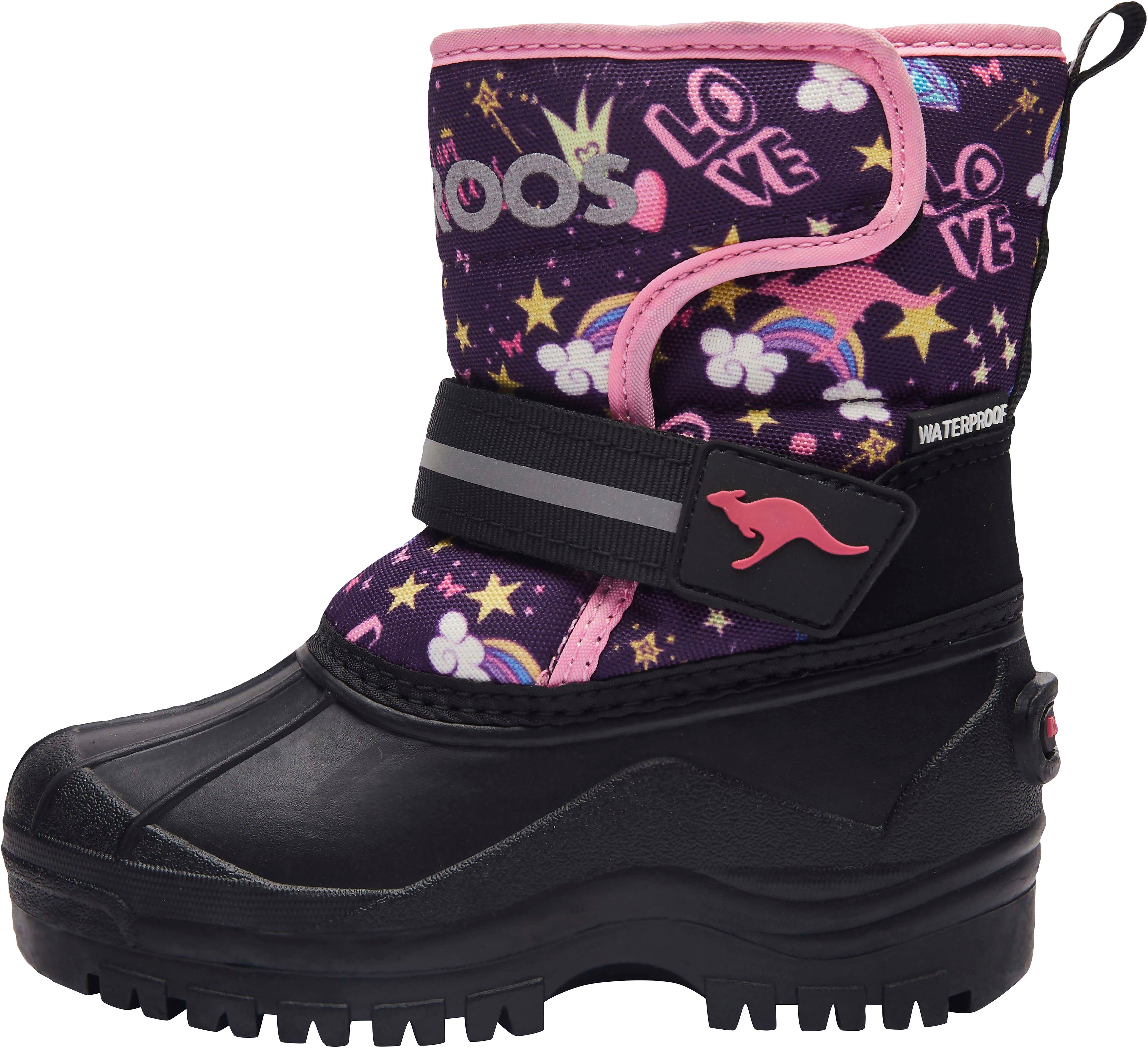 KangaROOS K-Shell II Winterstiefel (für Kinder) Snowboots, Winterboots, Winterschuhe, mit Klettverschluss – Bild 2 von 5
