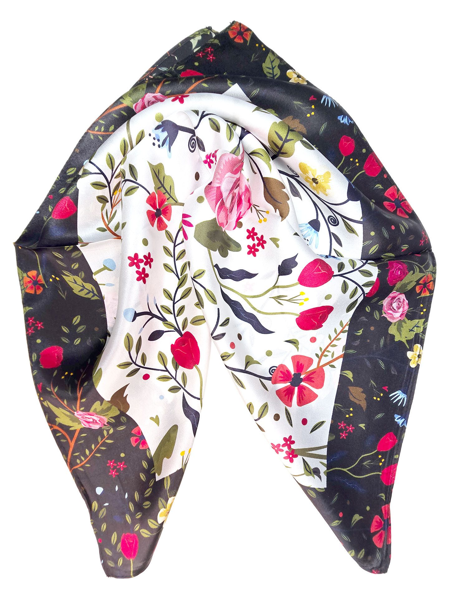 Moschen-Bayern Halstuch Halstuch Damen Nickituch Seidentuch Seidenhalstuch Blau Rot