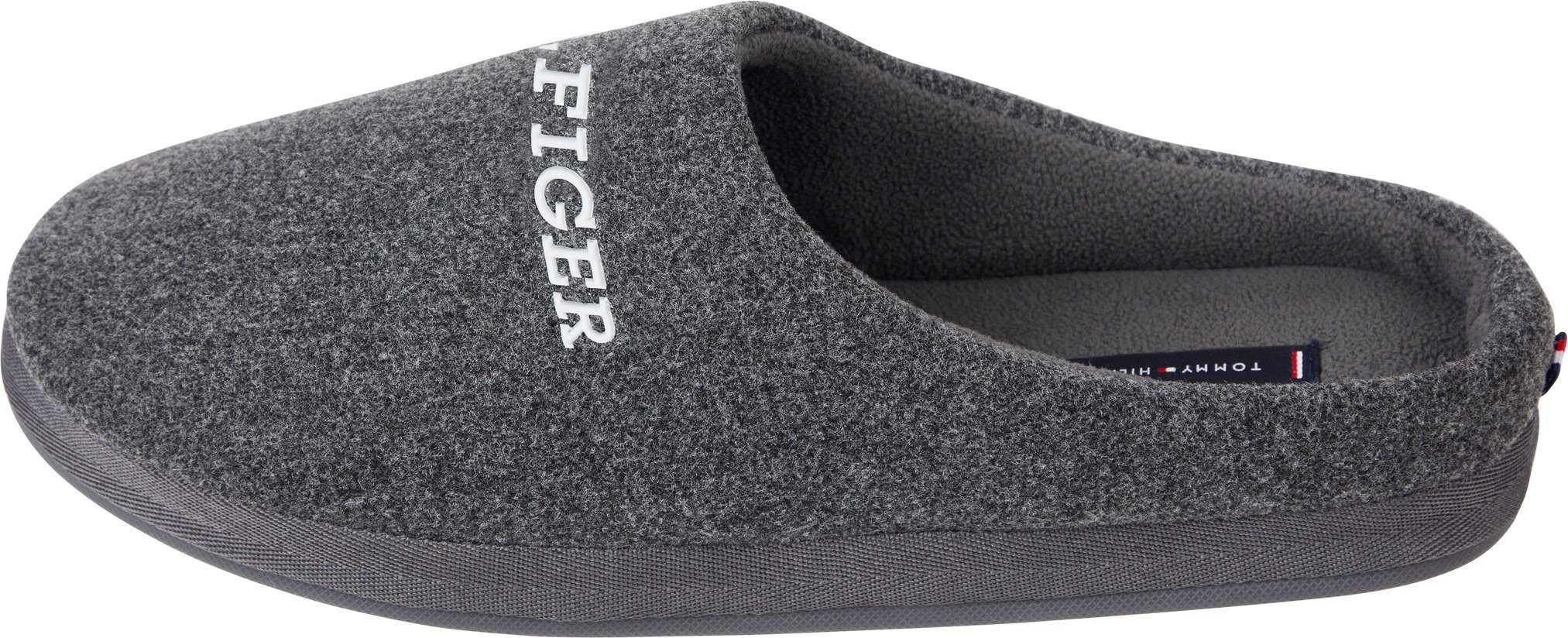 Tommy Hilfiger HILFIGER WARM FELT HOMESLIPPER Pantoffel mit Logodruck