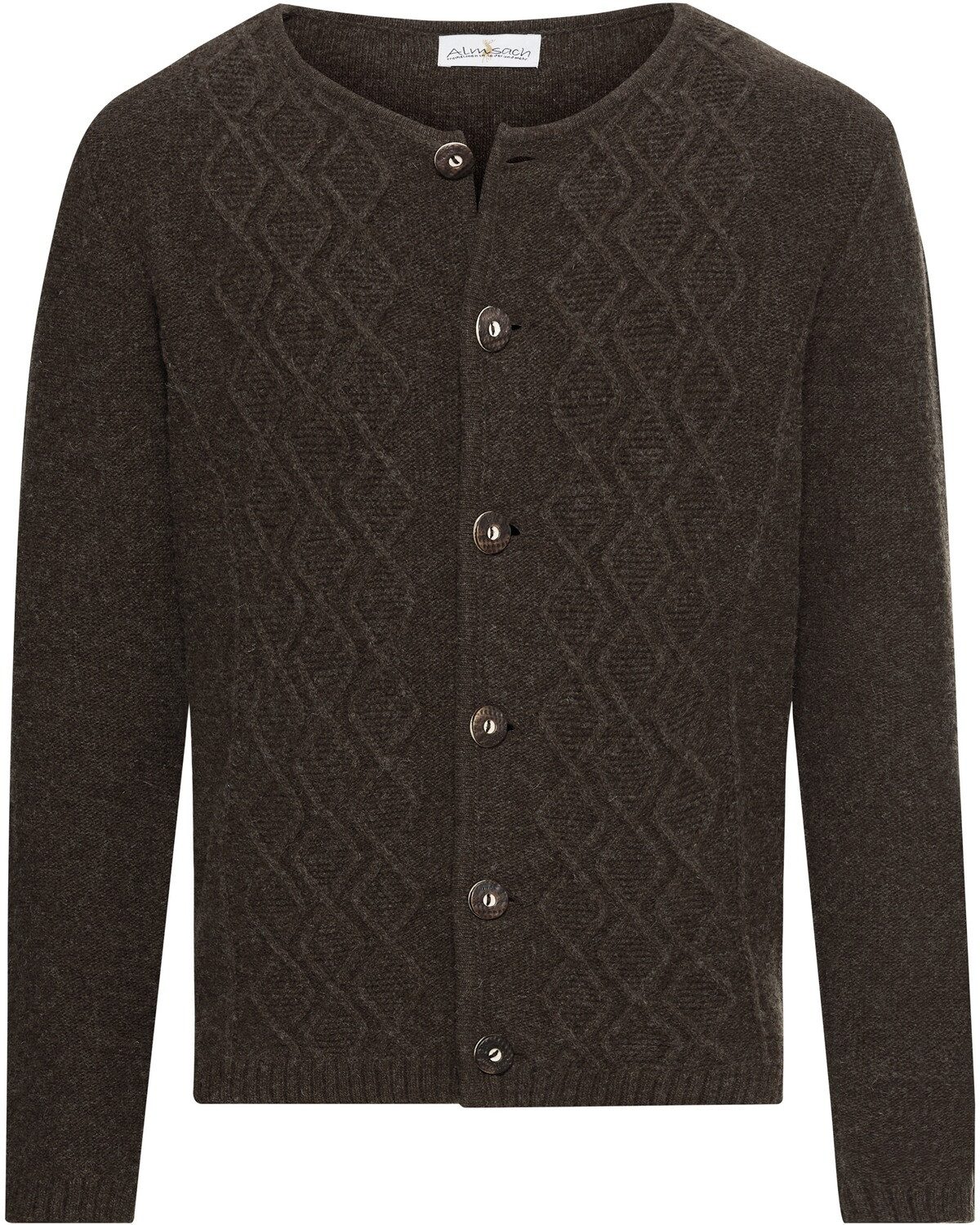 Almsach Trachtenstrickjacke Zopfstrickjacke