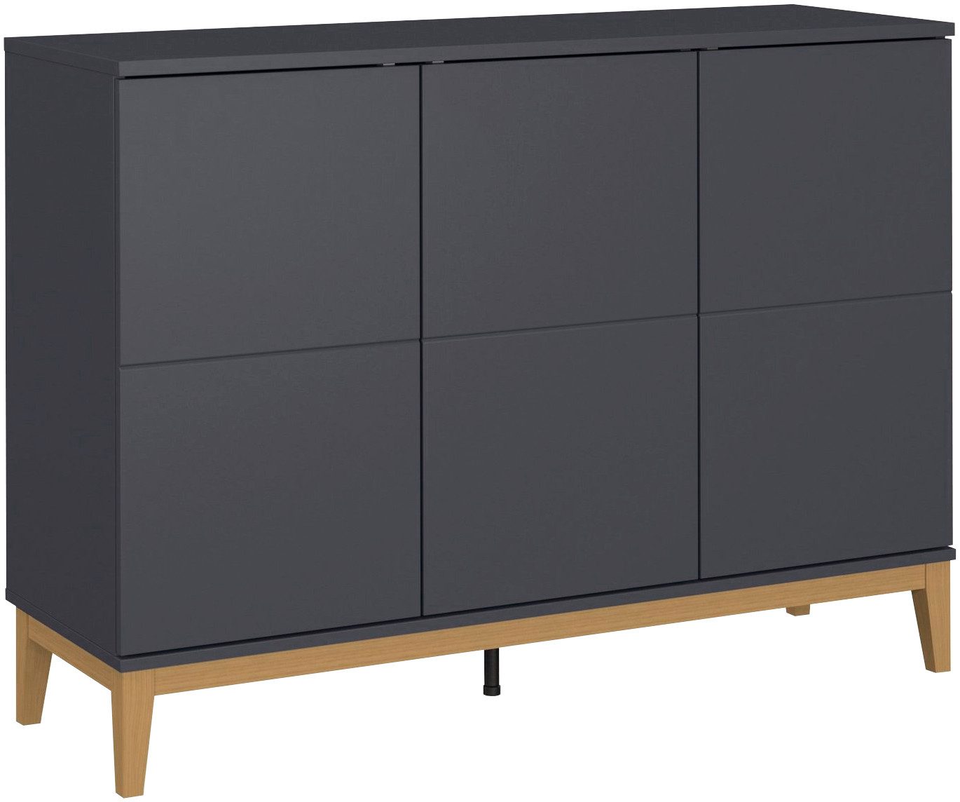 OTTO home Sideboard Maryd (1 St), Kommode, Untergestell in Holzoptik, Breite 120 cm