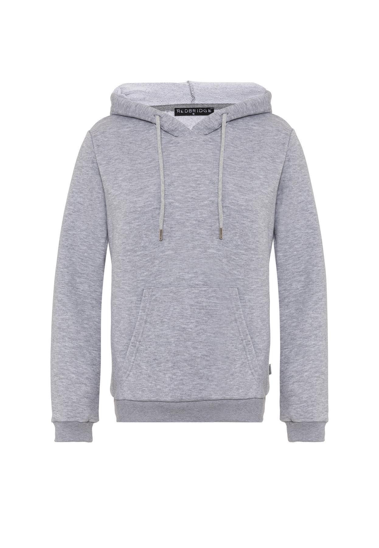 RedBridge Kapuzensweatshirt Premium Hoodie mit Kängurutasche Basic günstig online kaufen