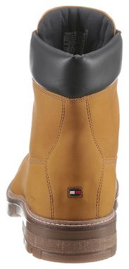 Tommy Hilfiger HILFIGER PADDED NUBUCK BOOT Schnürboots mit weich gepolstertem Schaftrand