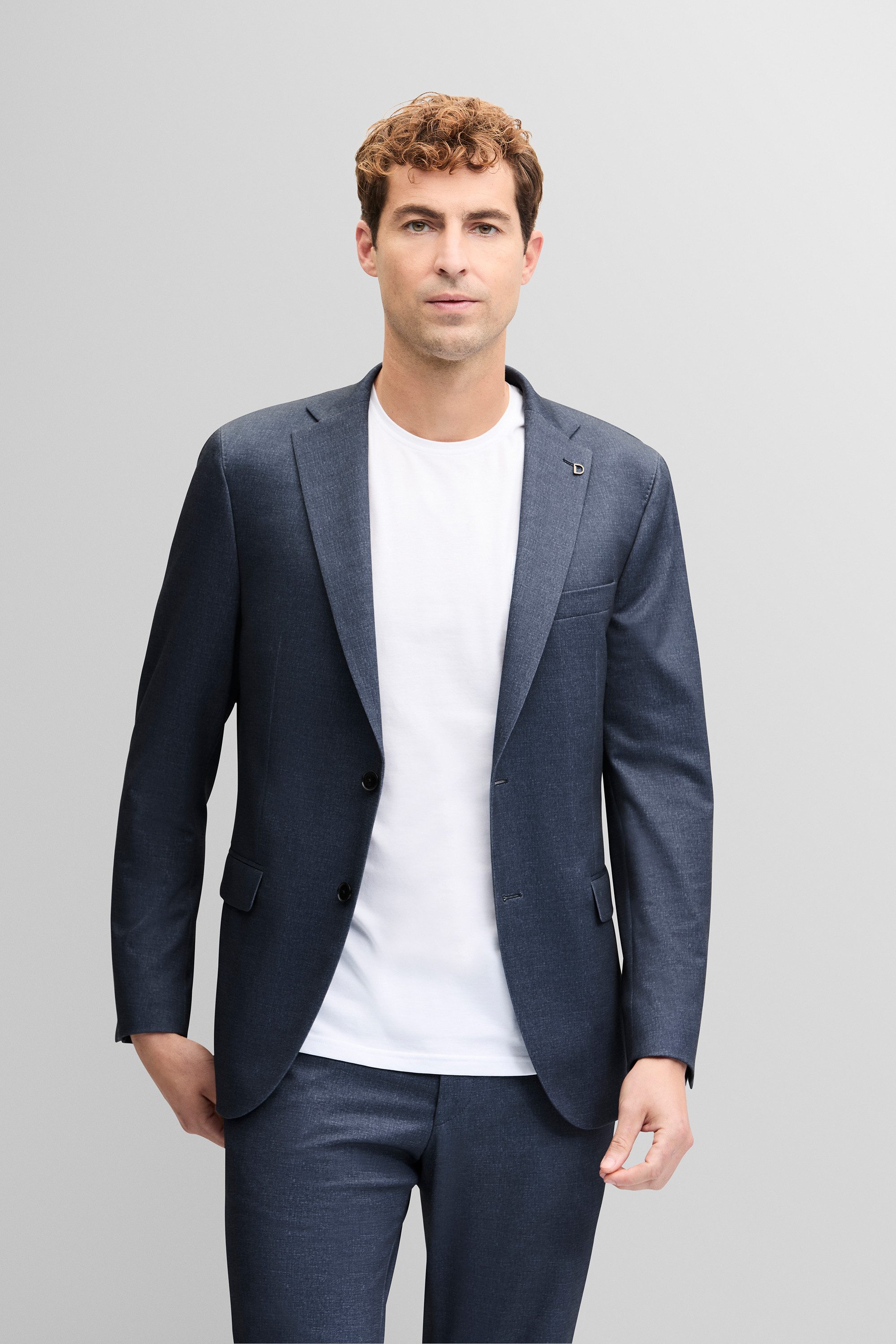 Digel Anzugsakko Edoardo-ST (1-tlg., Polyester-Viskosemix)