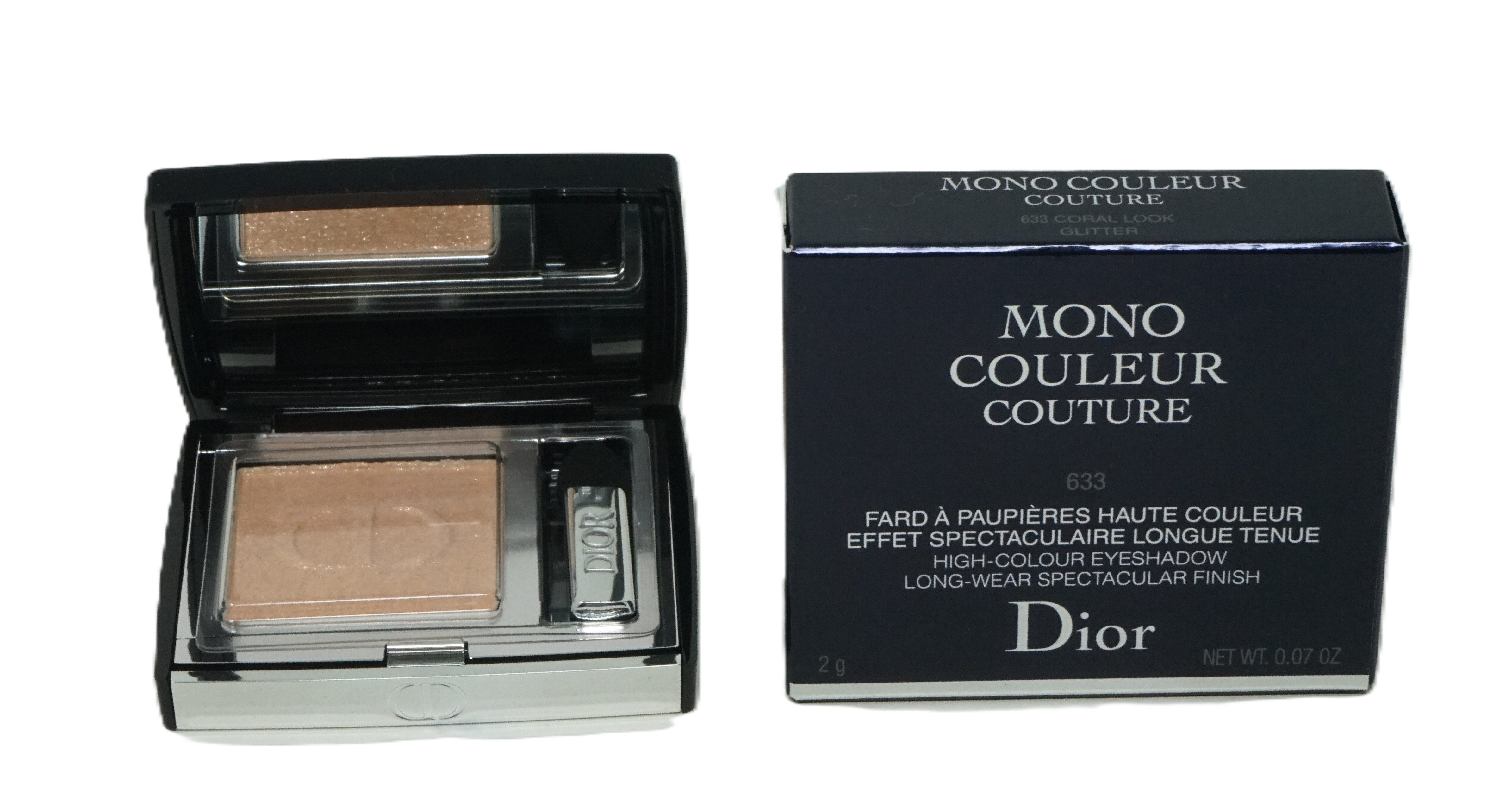 Dior Lidschatten Dior Mono Couleur Couture Eyeshadow Lidschatten 633 Coral Look Glitter