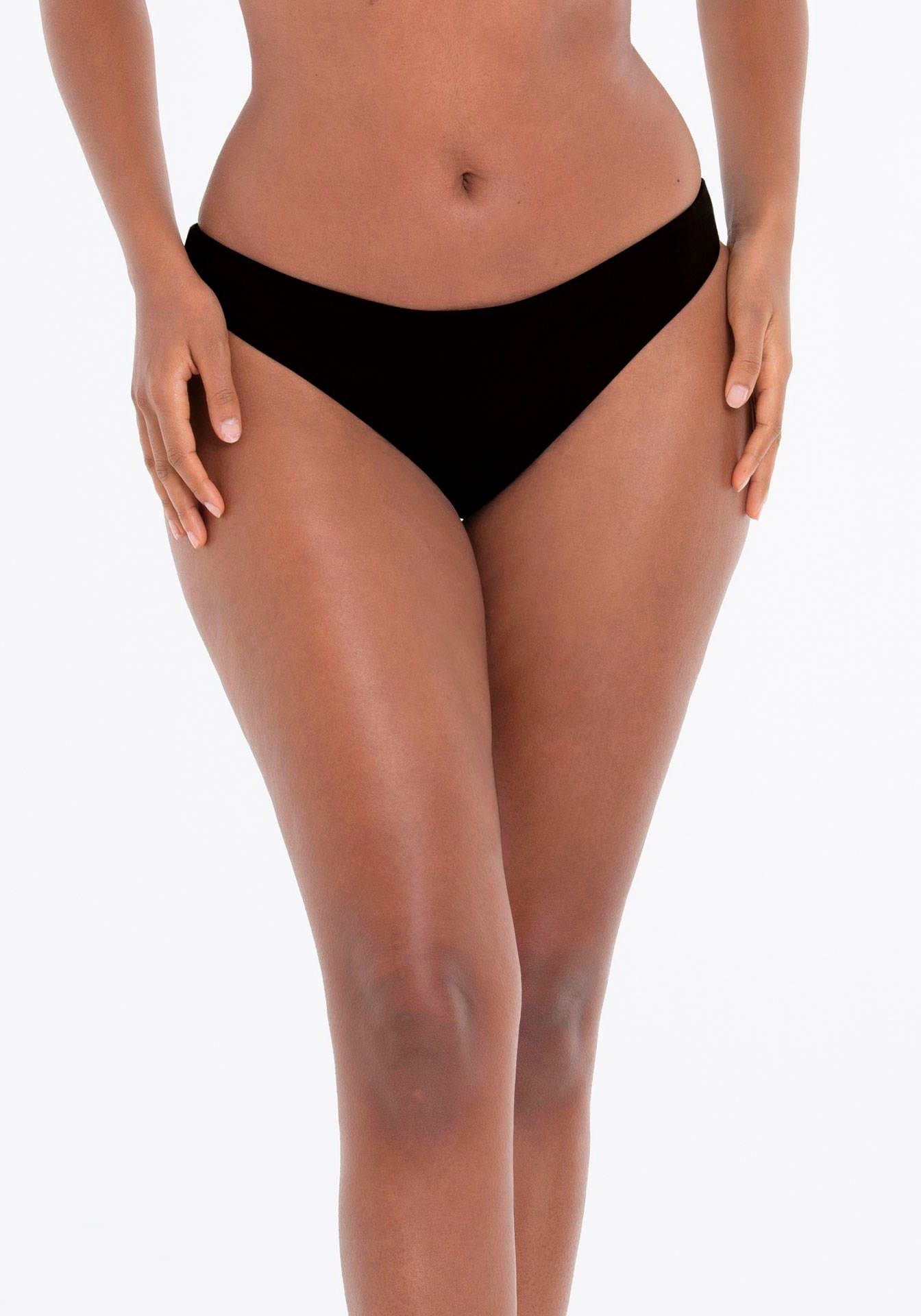 Bedeckung Faia (knappe brazillian leg, Bottom Bikini-Hose fit compfy high fit hinten), Rosa Pure