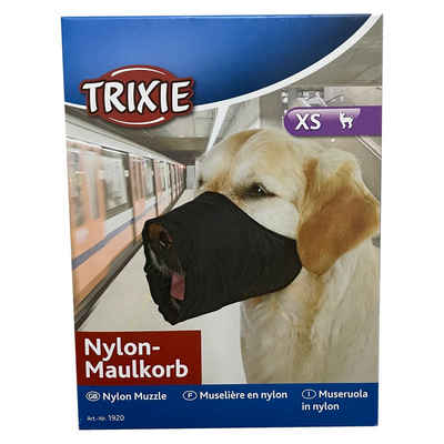 TRIXIE Maulkorb TRIXIE - Nylon-Maulkorb für Hunde, XS, stufenlos verstellbar, passend z.B. Chihuahua
