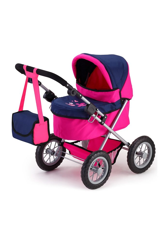 Image of Bayer Puppenwagen »Trendy, pink/blau«, inkl. Wickeltasche