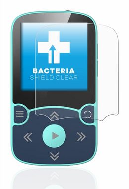 upscreen Schutzfolie für AGPtek A65X MP3 Player with clip, Displayschutzfolie, Folie Premium klar antibakteriell