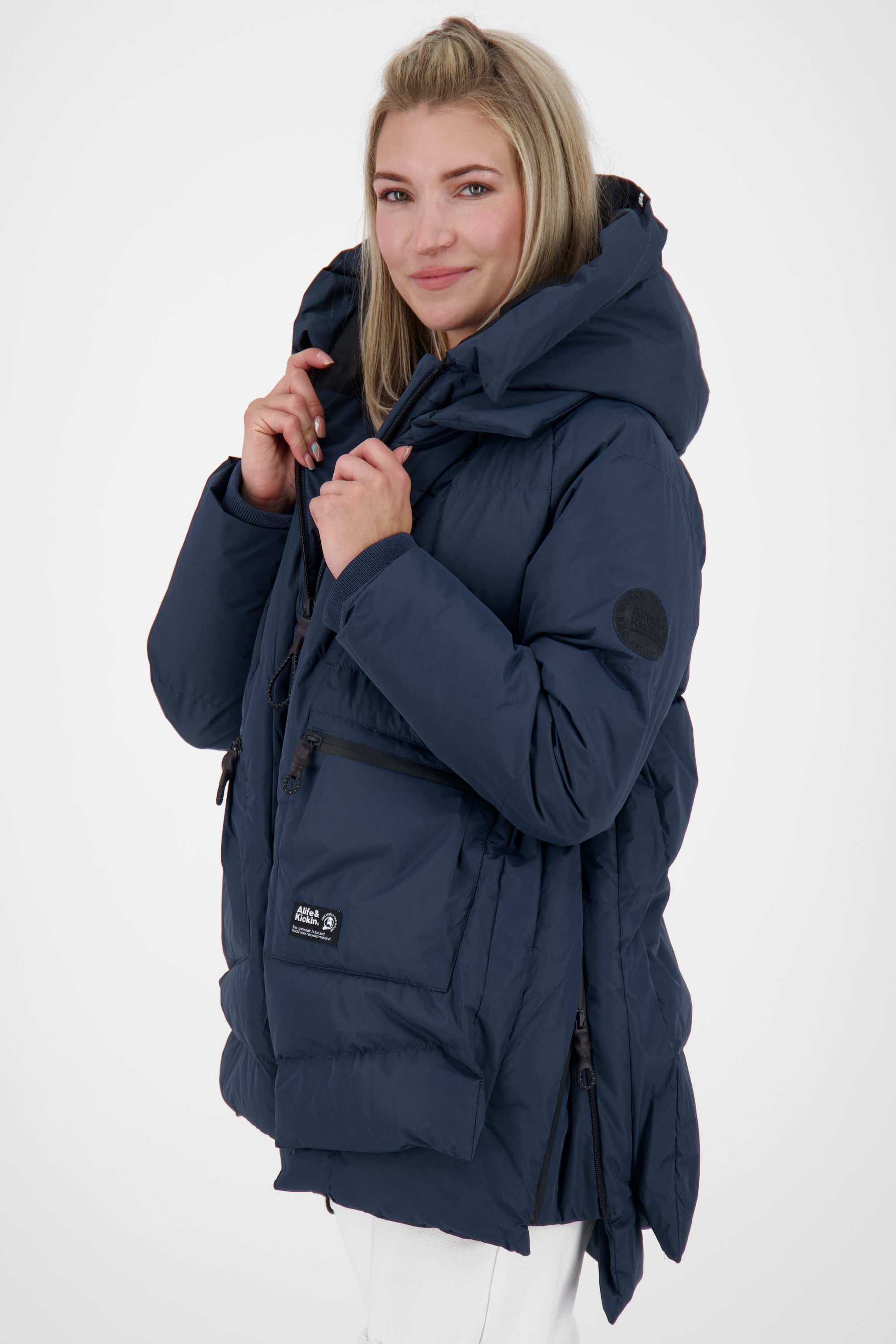Alife & Kickin Coat Winterjacke RachelAK marine gefütterte A Damen Jacke Winterjacke