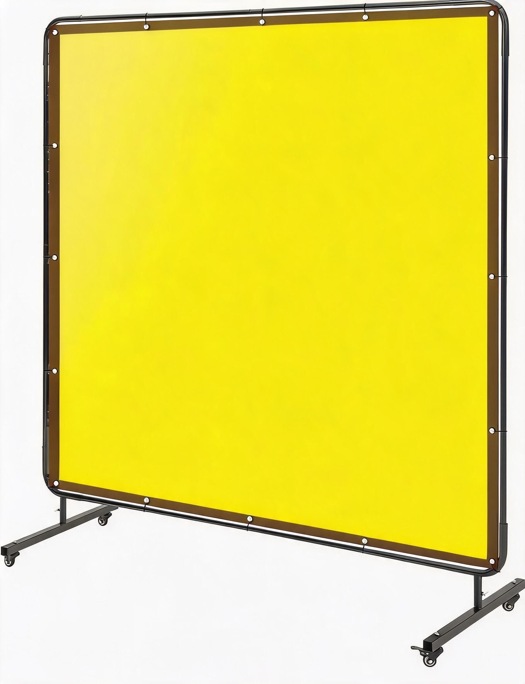 GarveeMore Stellwand 183x183cm mobiler Schweißvorhang mit Rahmen, 1PCS