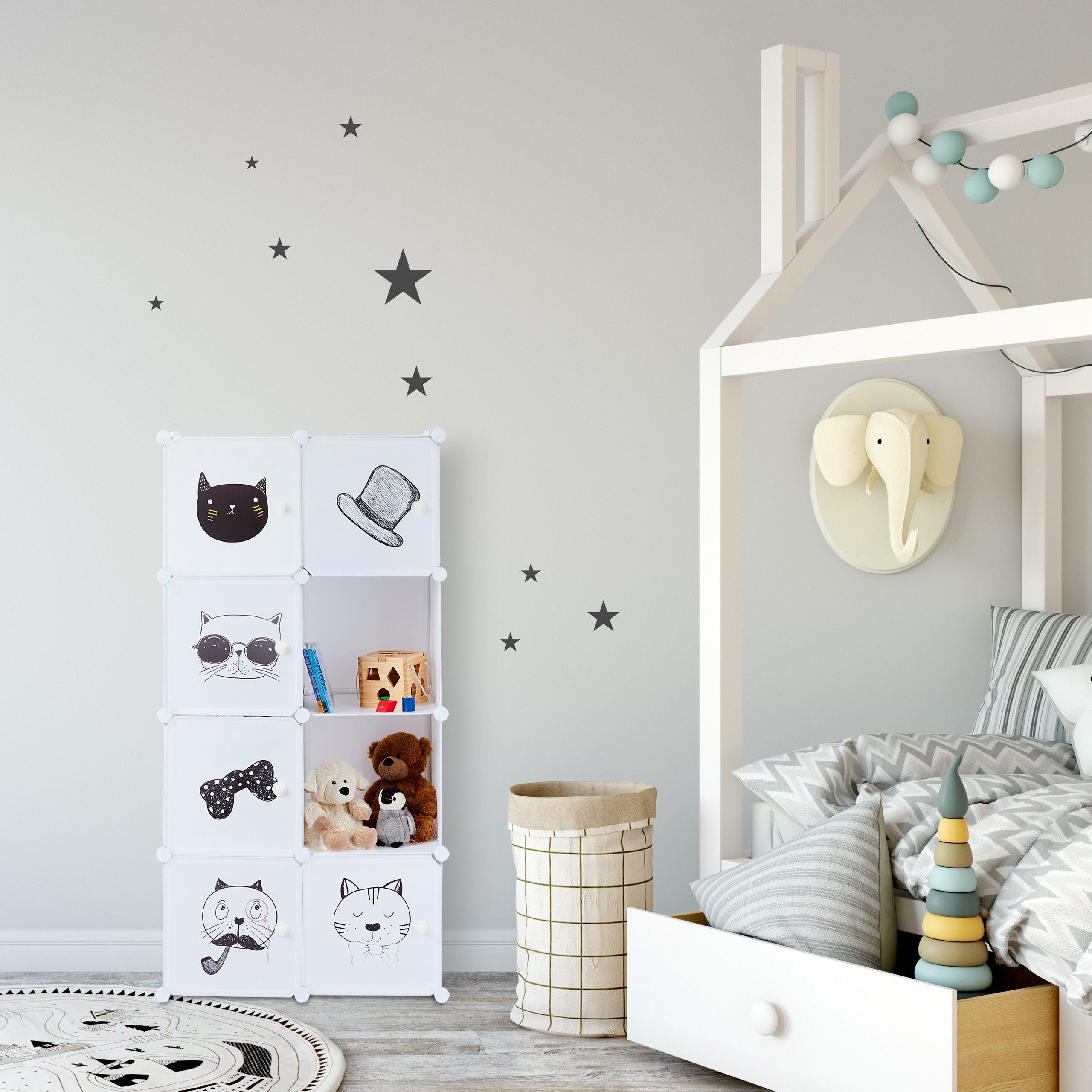 relaxdays Steckregal für das Kinderzimm günstig online kaufen