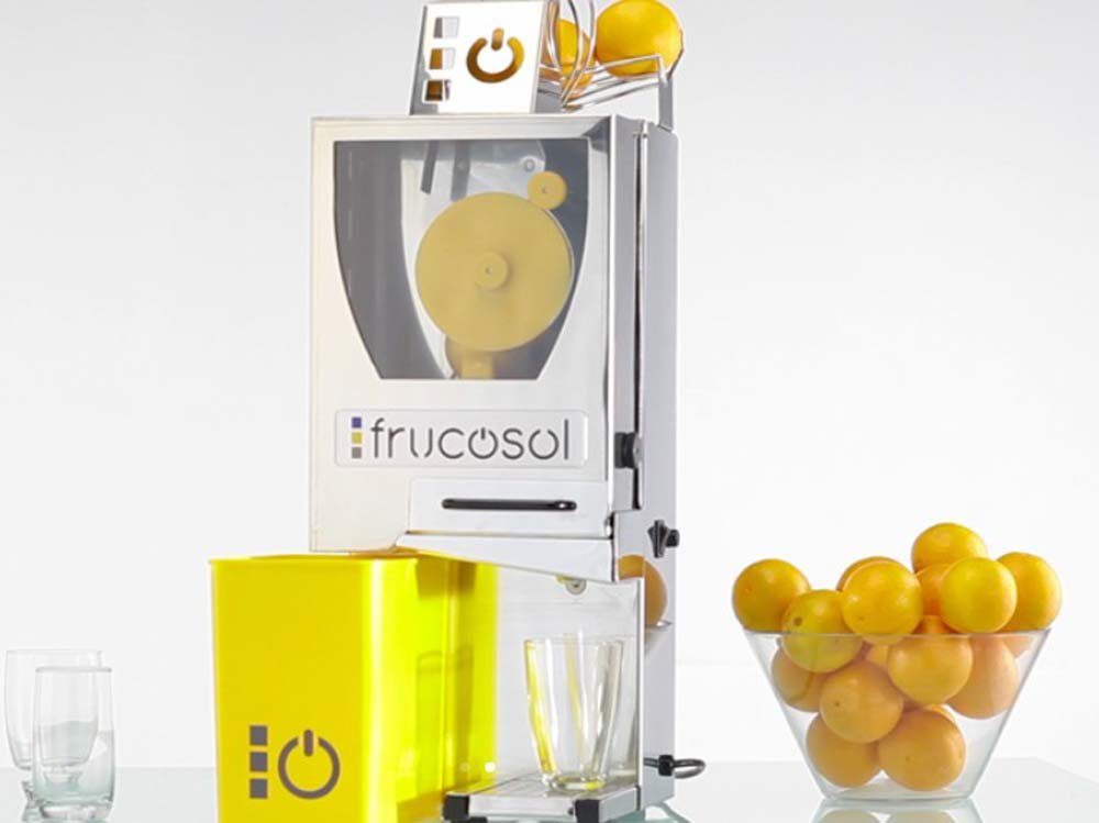 Orangen/Minute F Compact CHEFGASTRO® elektrische 10-12 Orangenpresse Frucosol Entsafter für