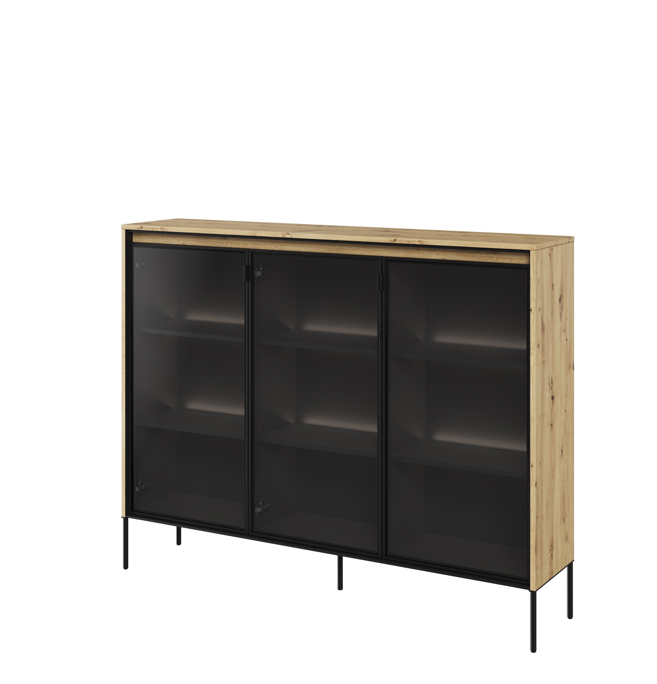 Compleo Vitrine FLORE Moderne Standvitrine mit günstig online kaufen
