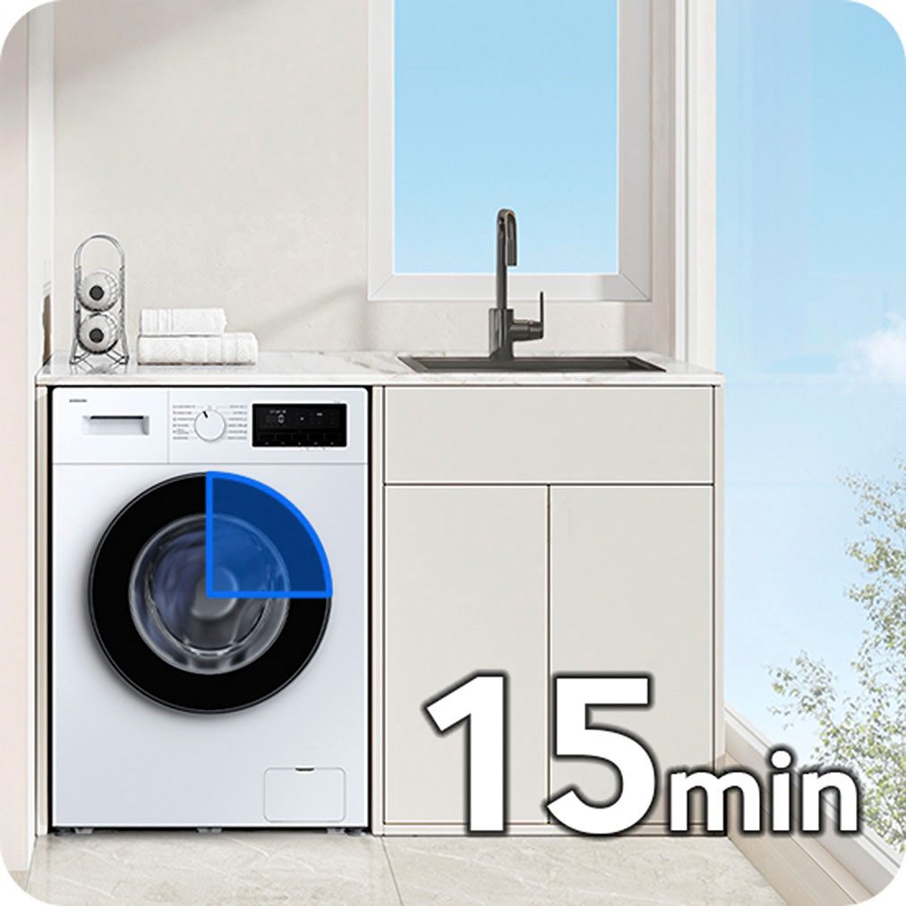 Samsung Waschmaschine WW3000FM WW90FG3M05AW, 9 kg, 1400 U/min – Bild 5 von 5