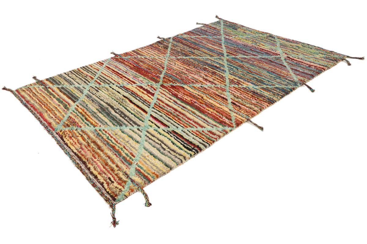 Moderner Design Berber Nain Orientteppich, Trading, Handgeknüpfter Höhe: Orientteppich 151x257 mm 20 rechteckig, Maroccan