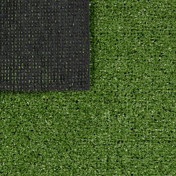 Rasenteppich Pure Green, Tapiso, rechteckig, Höhe: 5 mm, Wetterfest Schnelltrocknend Outdoor Balkon Terrasse Garten Kunstgras
