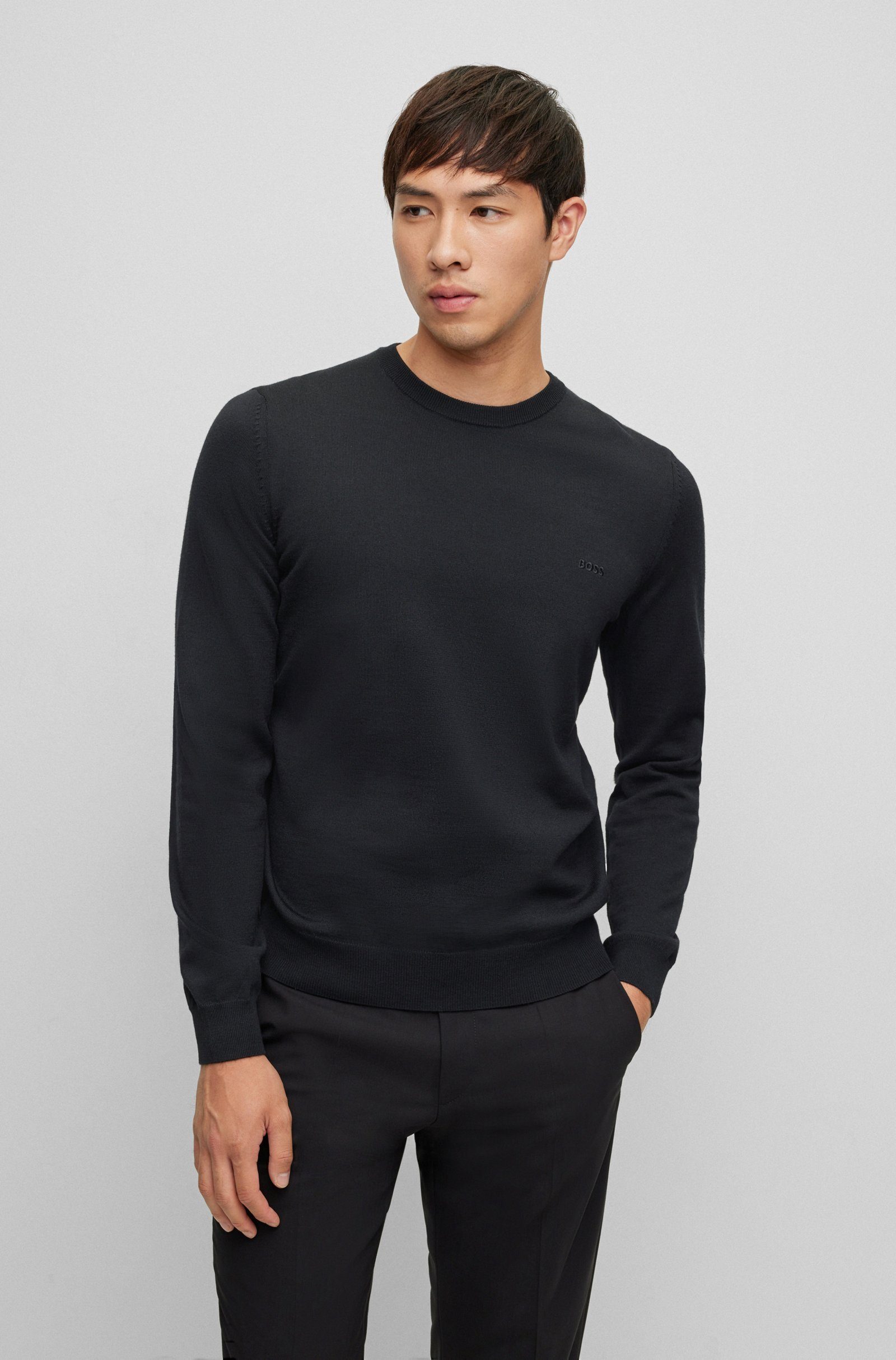 BOSS Strickpullover Botto-L (1-tlg)