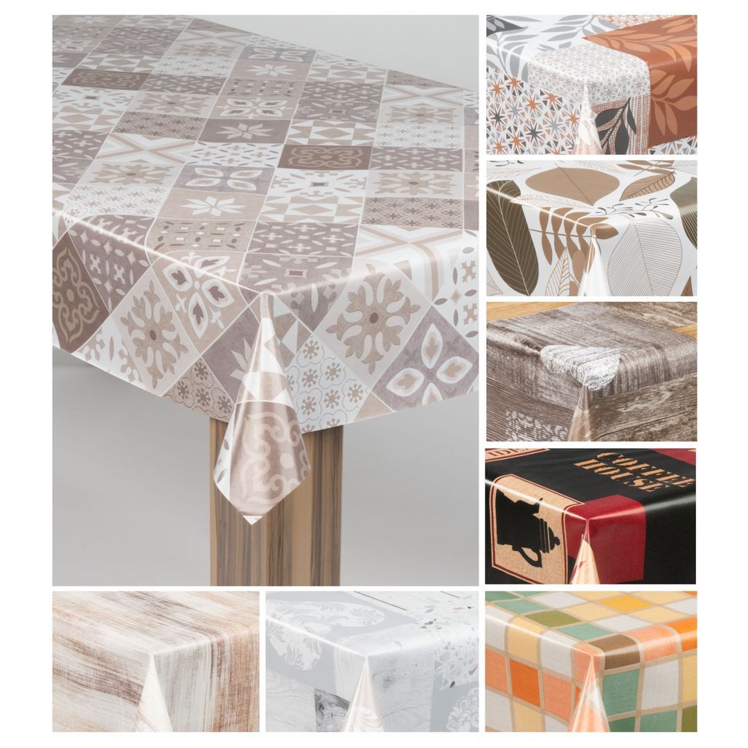 laro Tischdecke laro Wachstuch-Tischdecke Wachstischdecke Gartentischdecke günstig online kaufen