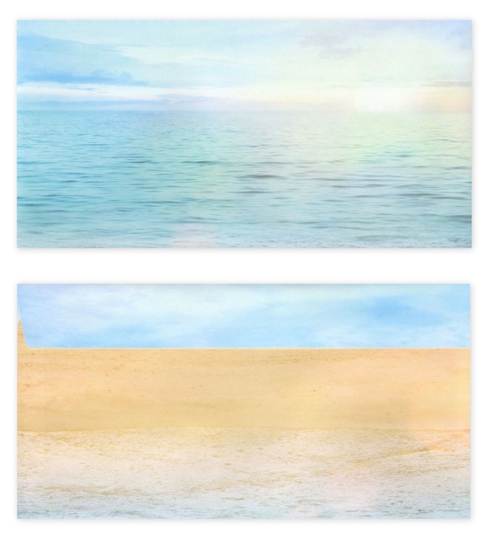 Briefpapier Motivpapier + Briefumschlag Ein Tag am Strand (5013)