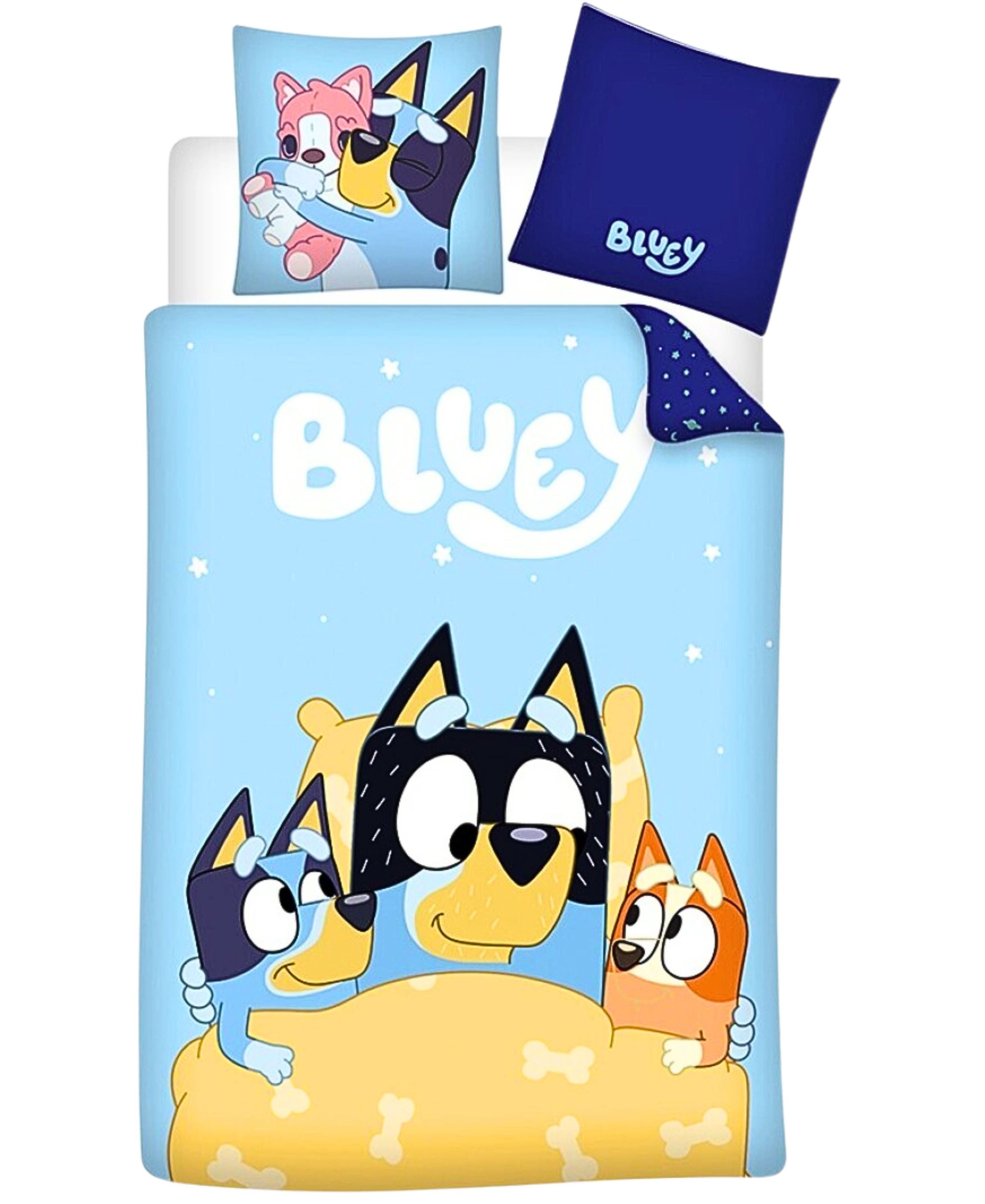 Bluey Kinderbettwäsche, Baumwolle, 2 teilig, Kinder günstig online kaufen