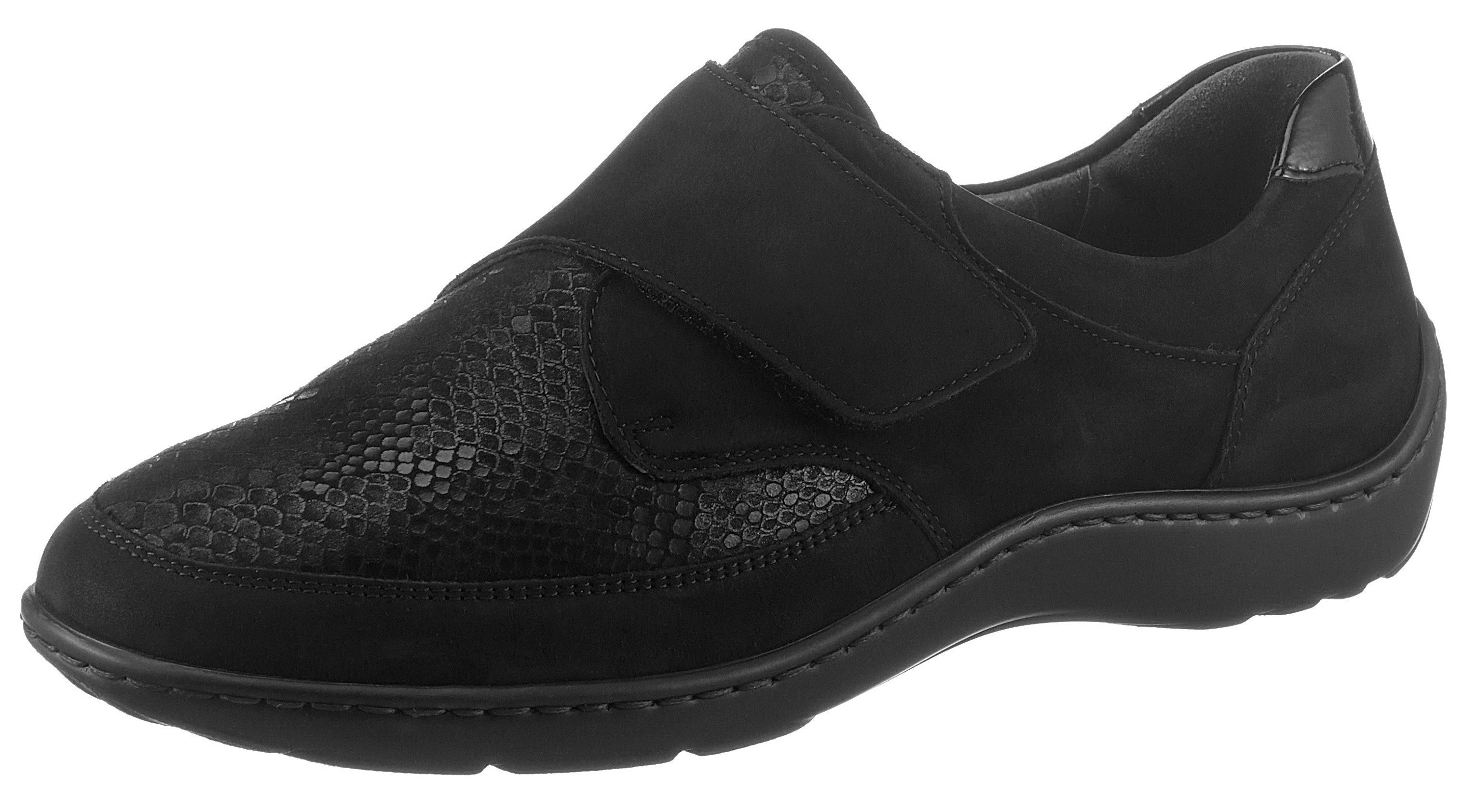 Waldläufer HENNI-Soft Klettschuh mit Orthotritt, Weite H schwarz