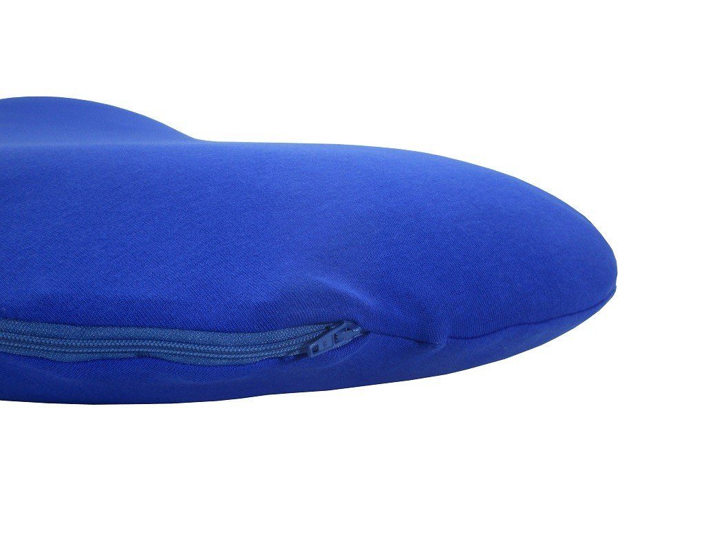 DUKAL Kissenbezüge Tempur Curve / Sonata, passend für Größe S und M, (1 Stück), aus hochwertigem Doppel-Jersey, mit Reißverschluss, Made in Germany