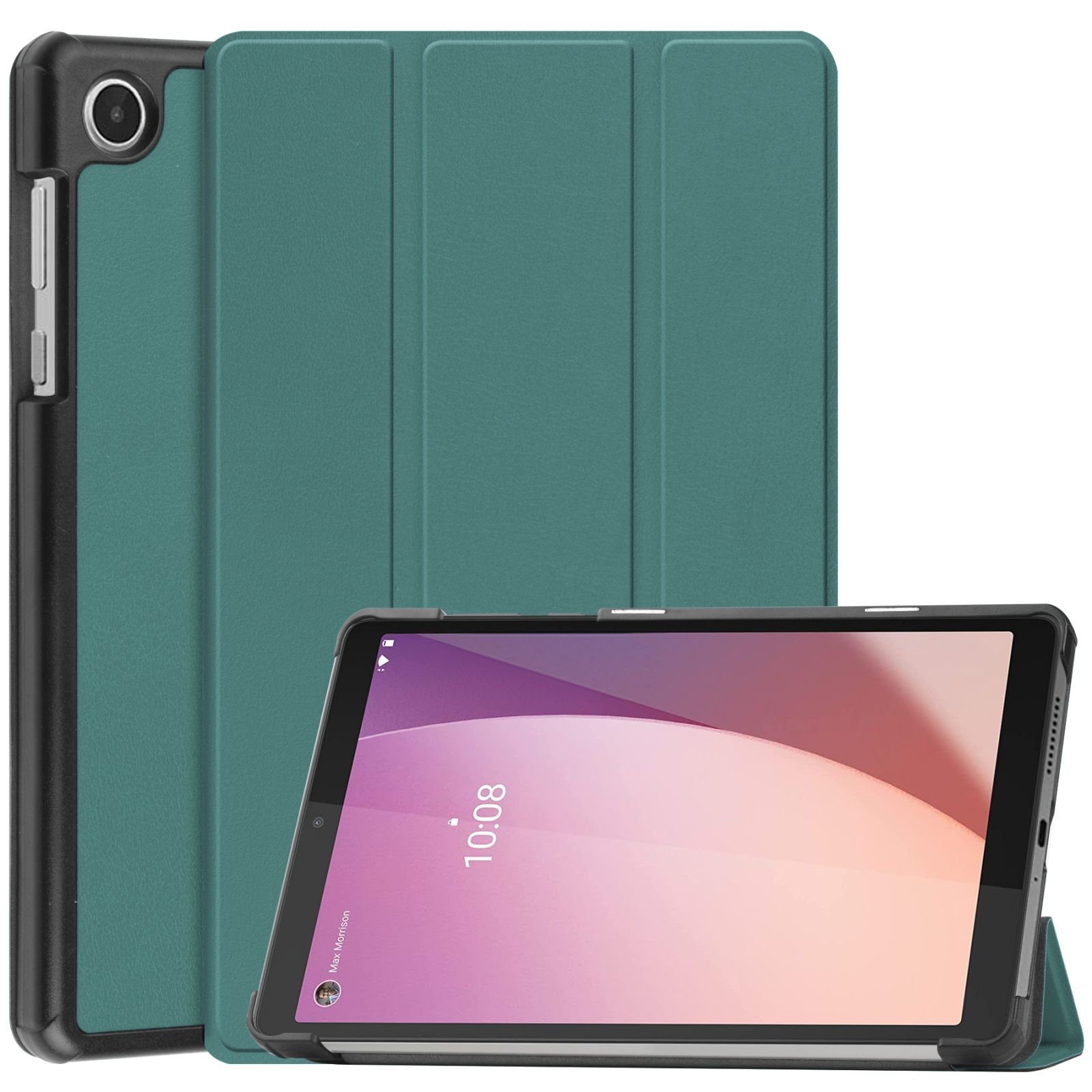 Lobwerk Tablet-Hülle Schutzhülle für Lenovo Tab M8 (4th Gen) TB-300FU 2023, Wake & Sleep Funktion, Sturzdämpfung, Aufstellfunktion