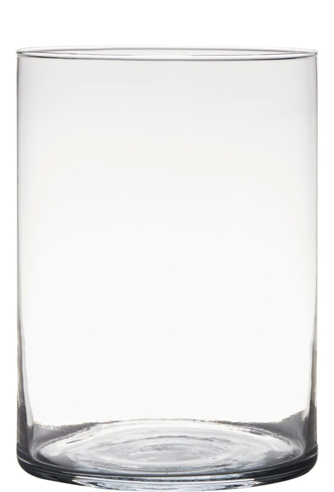 Hakbijl Glass Tischvase Transparente Zylinder Glasvase günstig online kaufen