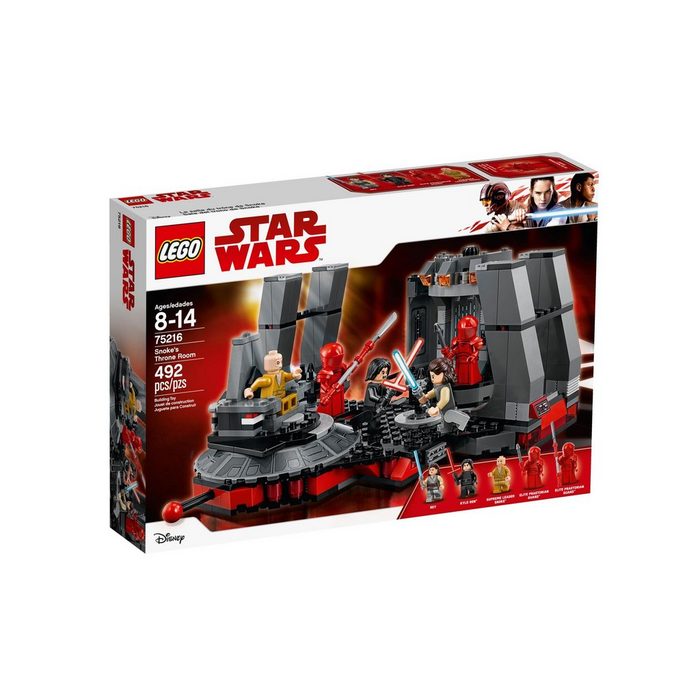 LEGO® Konstruktionsspielsteine LEGO® Star Wars™ - Snokes Thronsaal (Set 492 St)